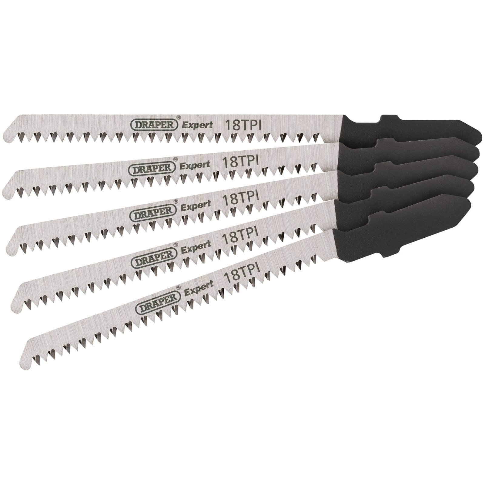 Photo of Draper Expert 5 Piece Dt101a0 Jigsaw Blade Set