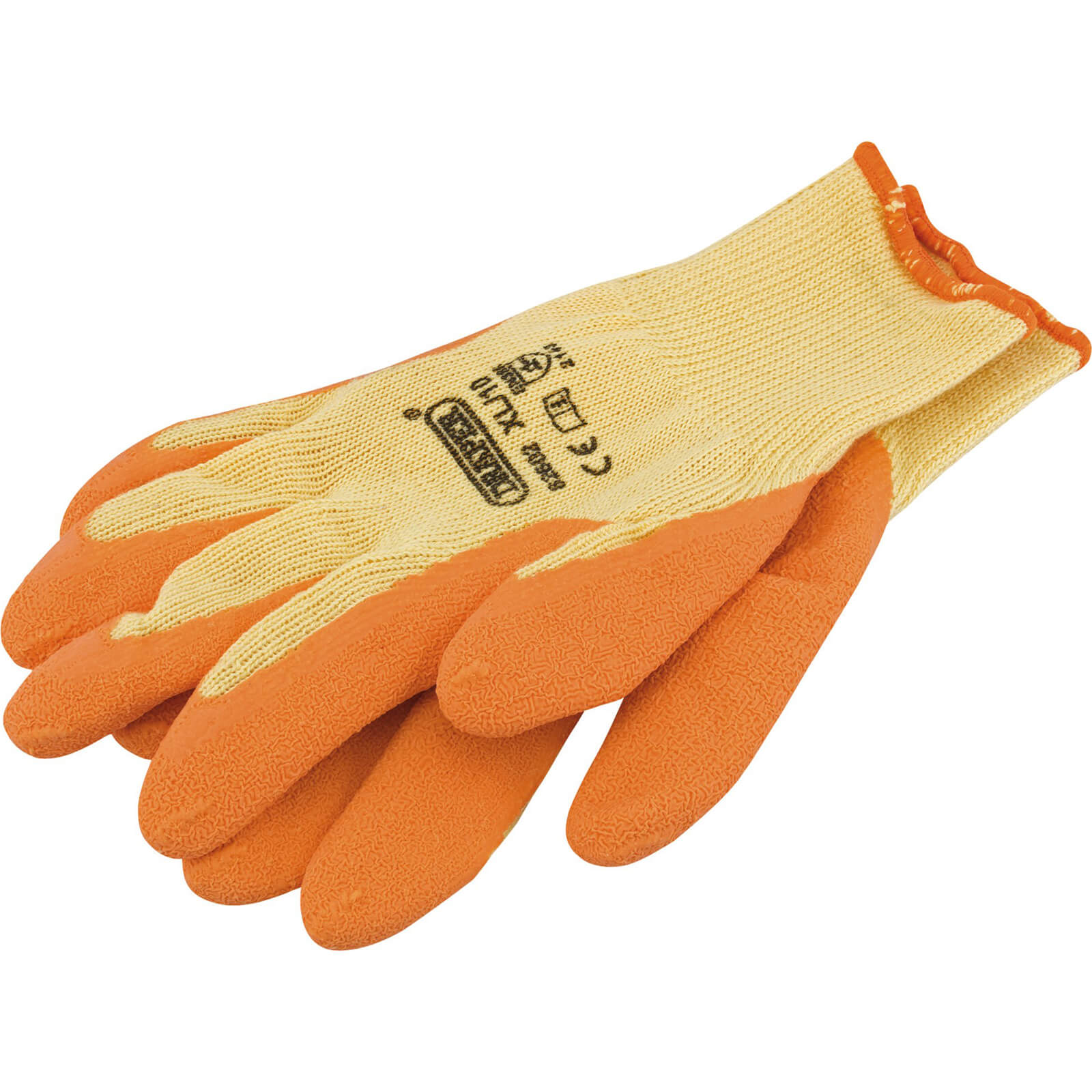 Photo of Draper Orange Heavy Duty Latex Coated Work Gloves L