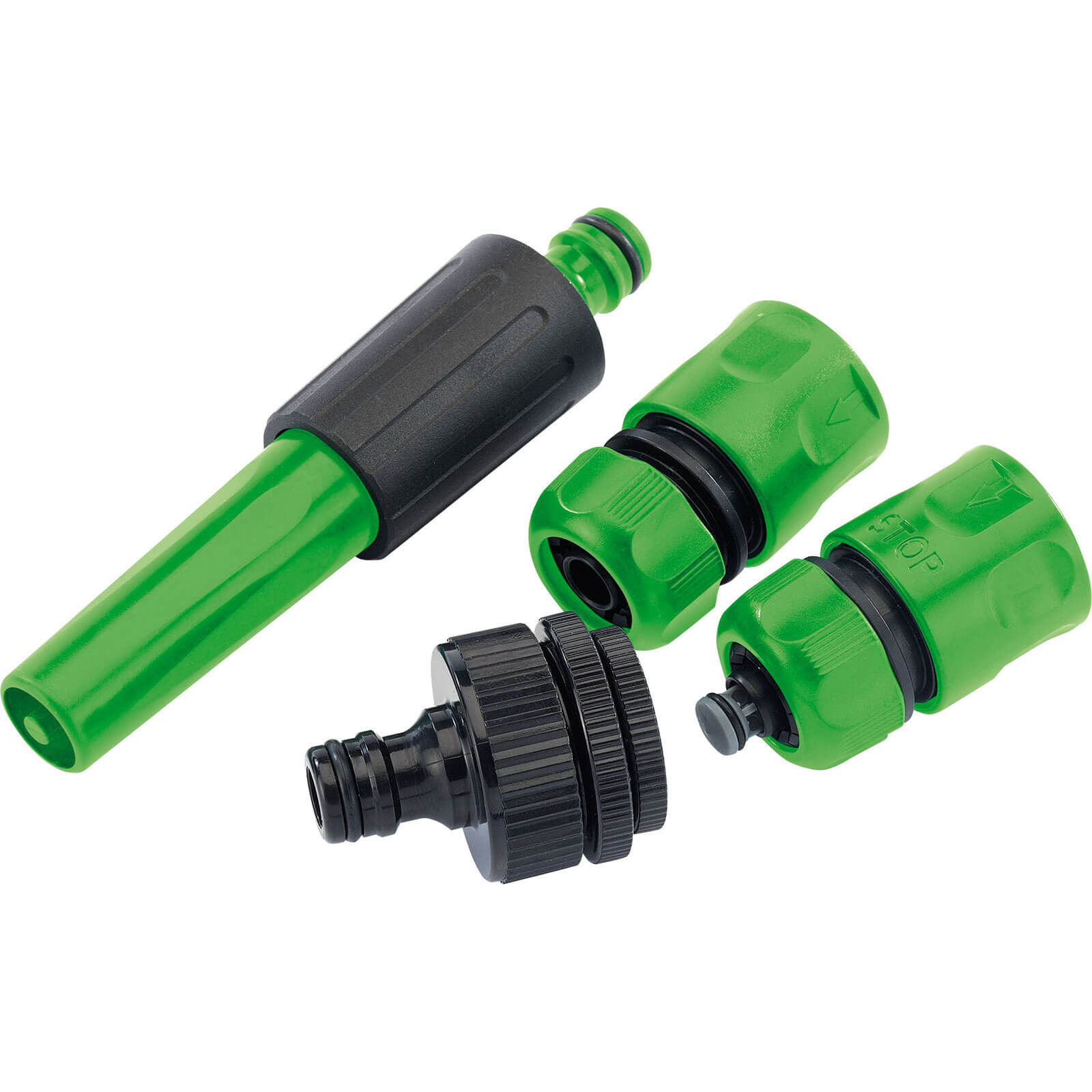 Draper 4 Piece Hi Vis Hose Connector Set 