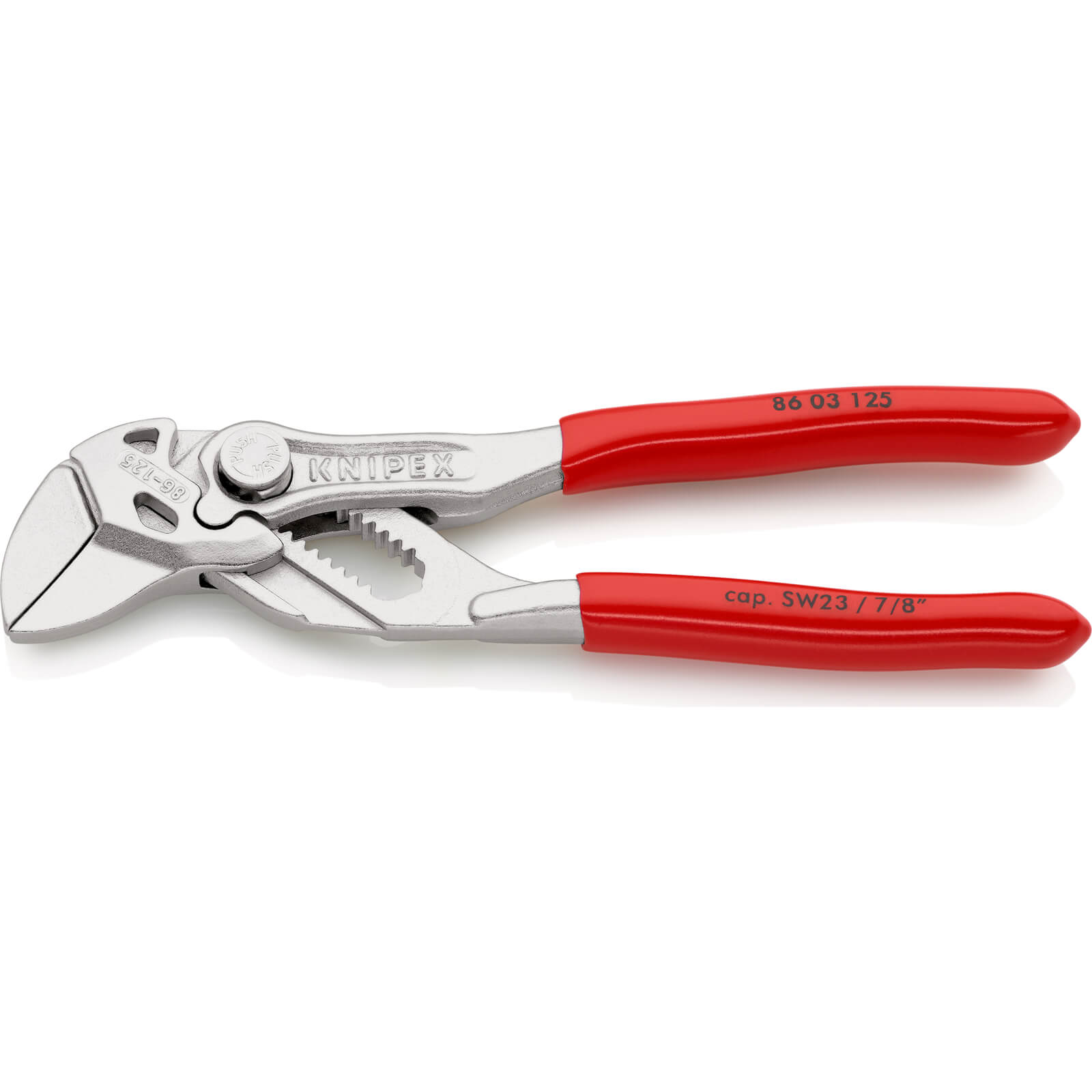 Photo of Knipex 86 03 Chrome Plier Nut Wrenches 125mm