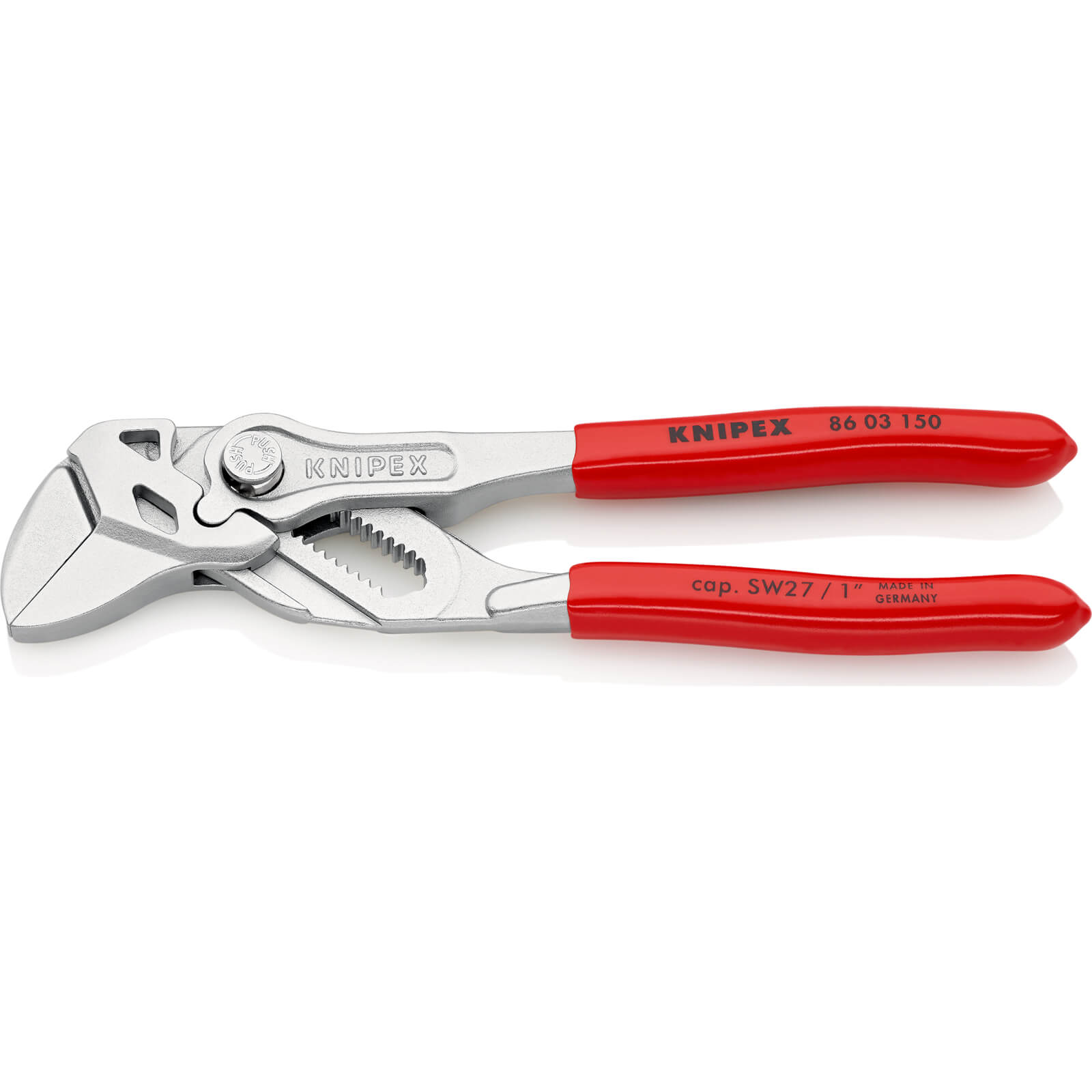 Photo of Knipex 86 03 Chrome Plier Nut Wrenches 150mm