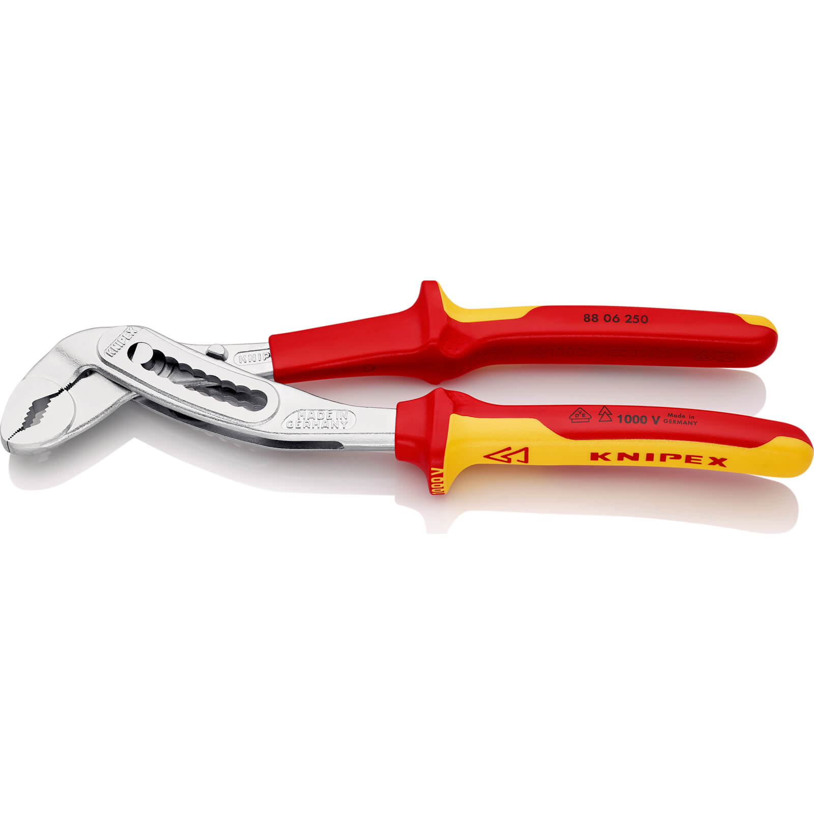 Photo of Knipex 88 06 Vde Insulated Alligator Water Pump Pliers 250mm
