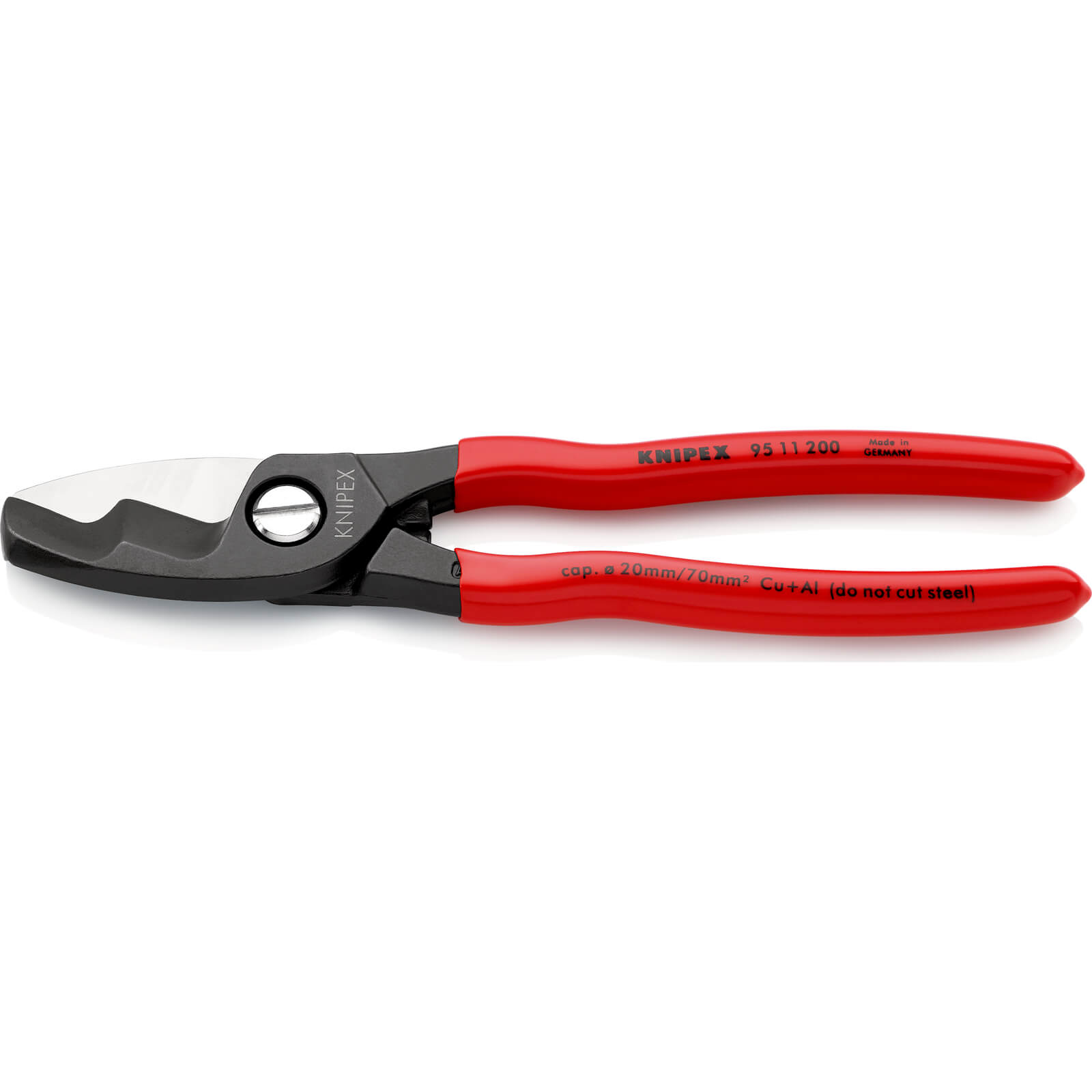 Photo of Knipex 95 11 Twin Cutting Edge Cable Shears 200mm