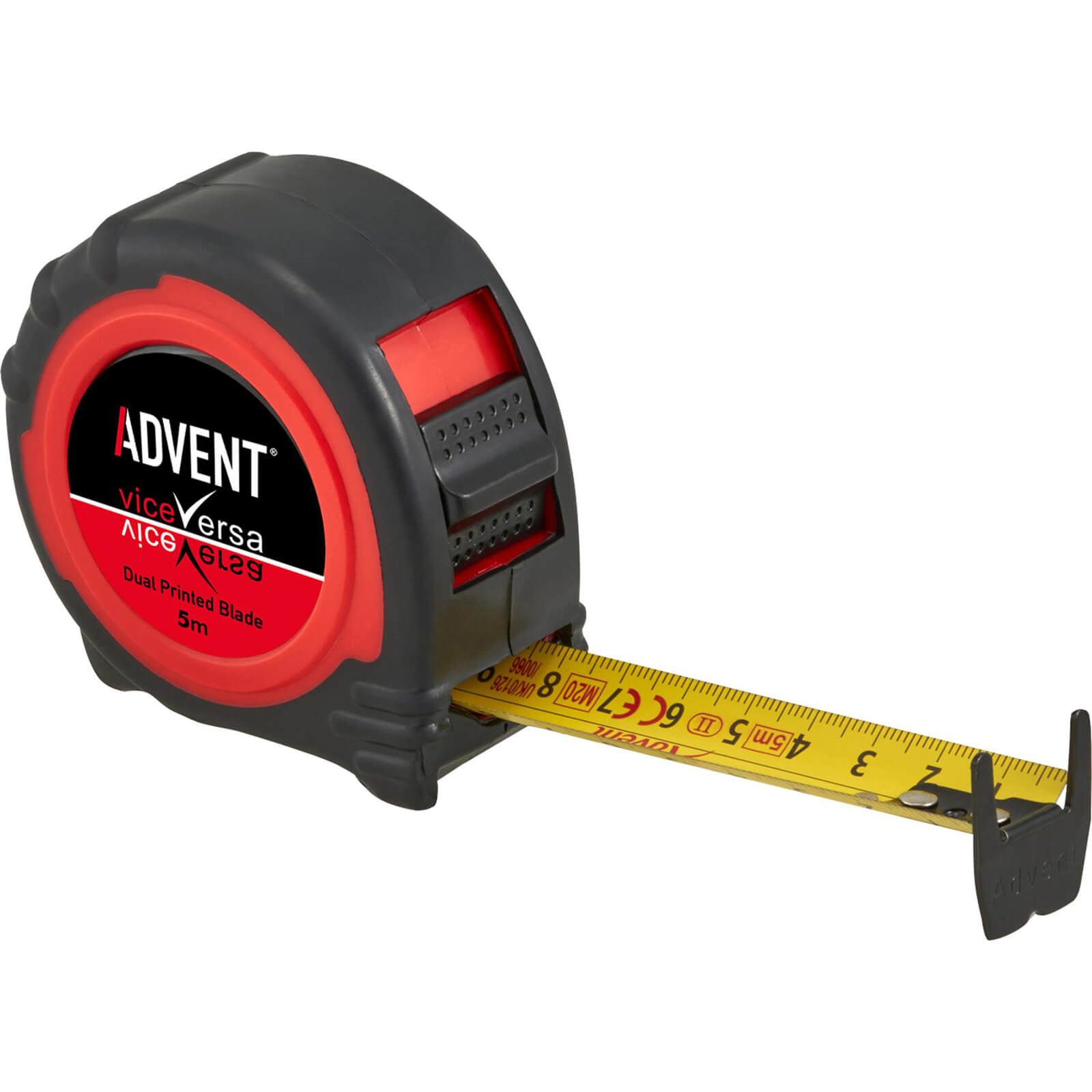 Photo of Advent Vice Versa Dual Read Tape Measure Metric 5m 25mm