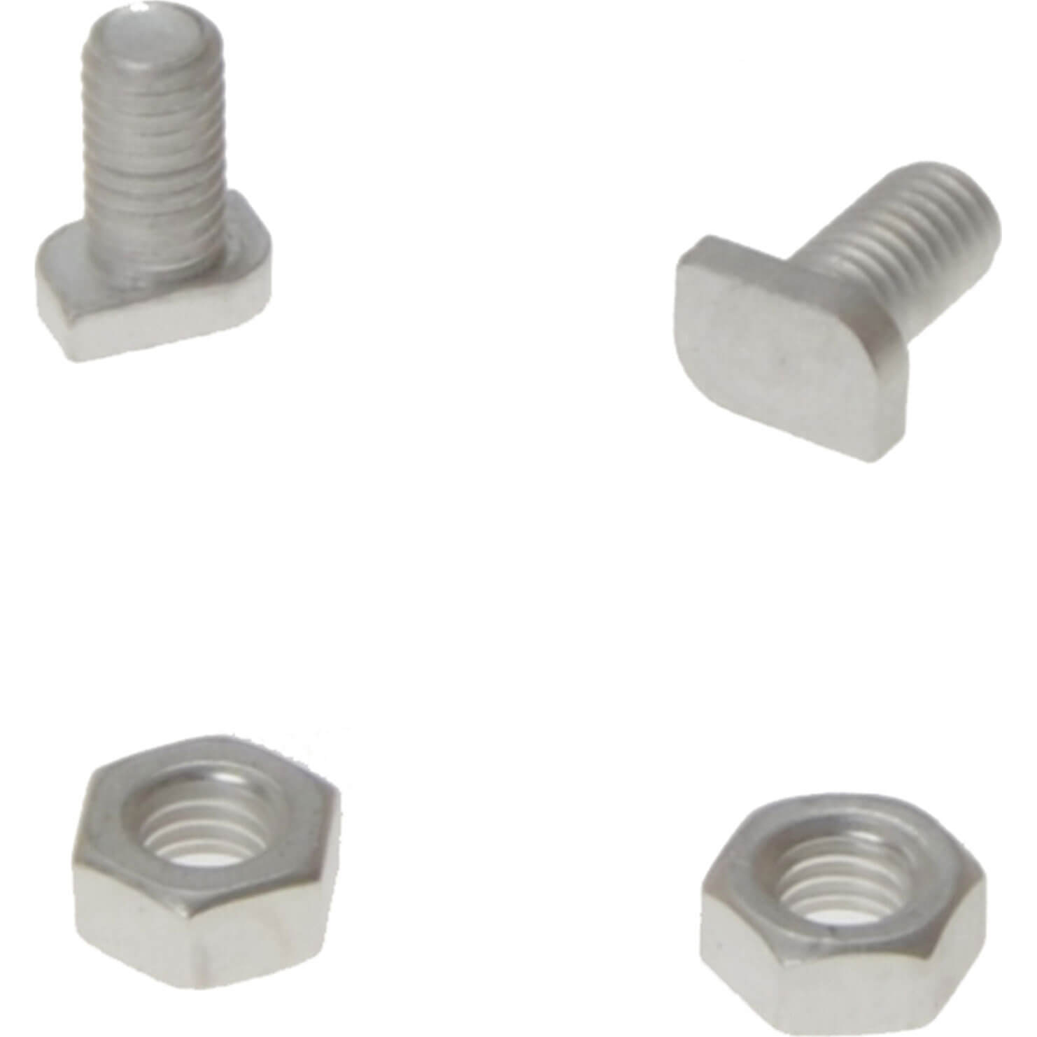 Photo of Alm Gh003 Aluminium Cropped Head Bolts And Nuts Pack Of 20