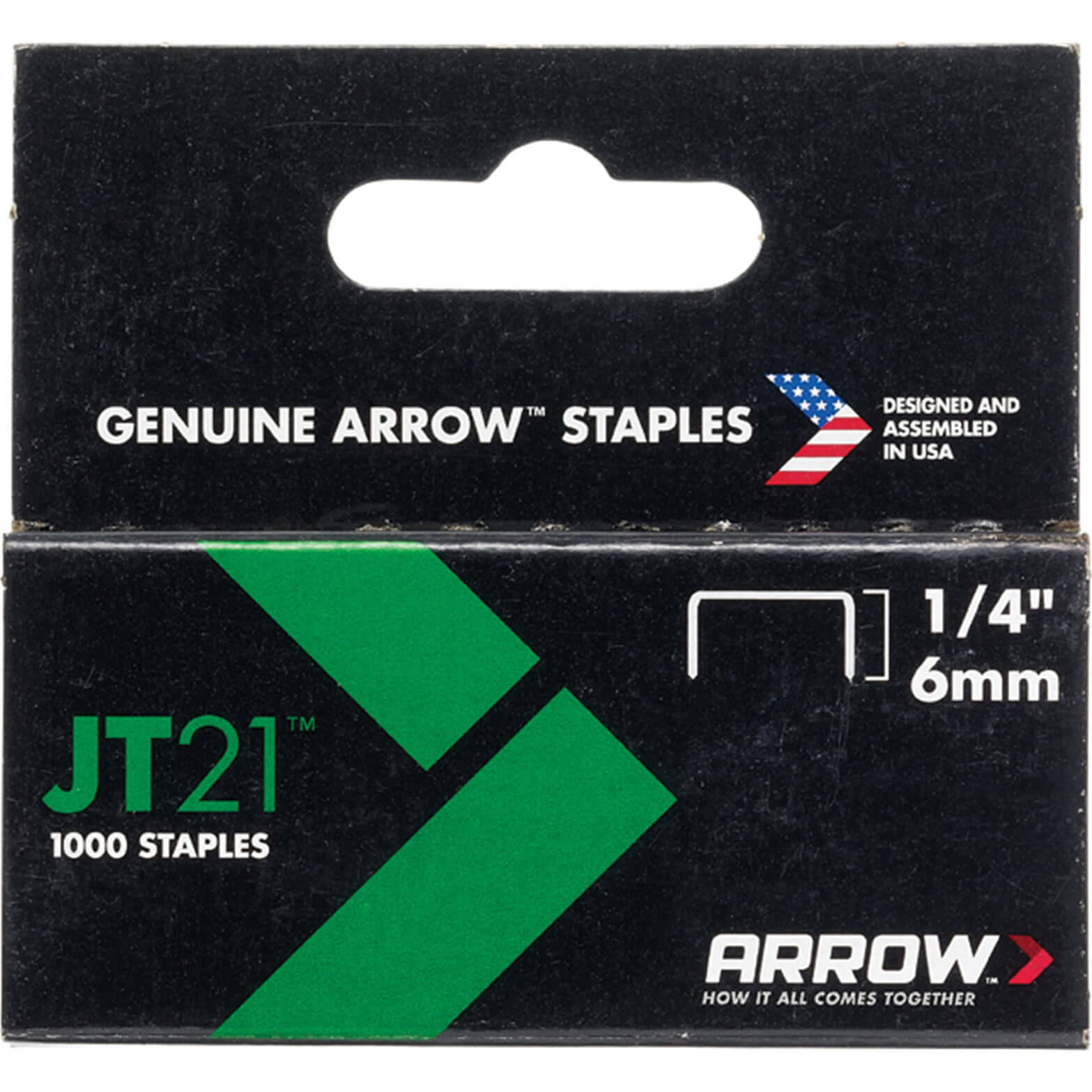 Photo of Arrow Staples For Jt21 / T27 Staple Guns 6mm Pack Of 1000