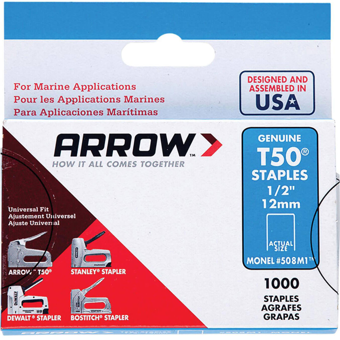 Photo of Arrow T50m Monel Staples 12mm Pack Of 1000