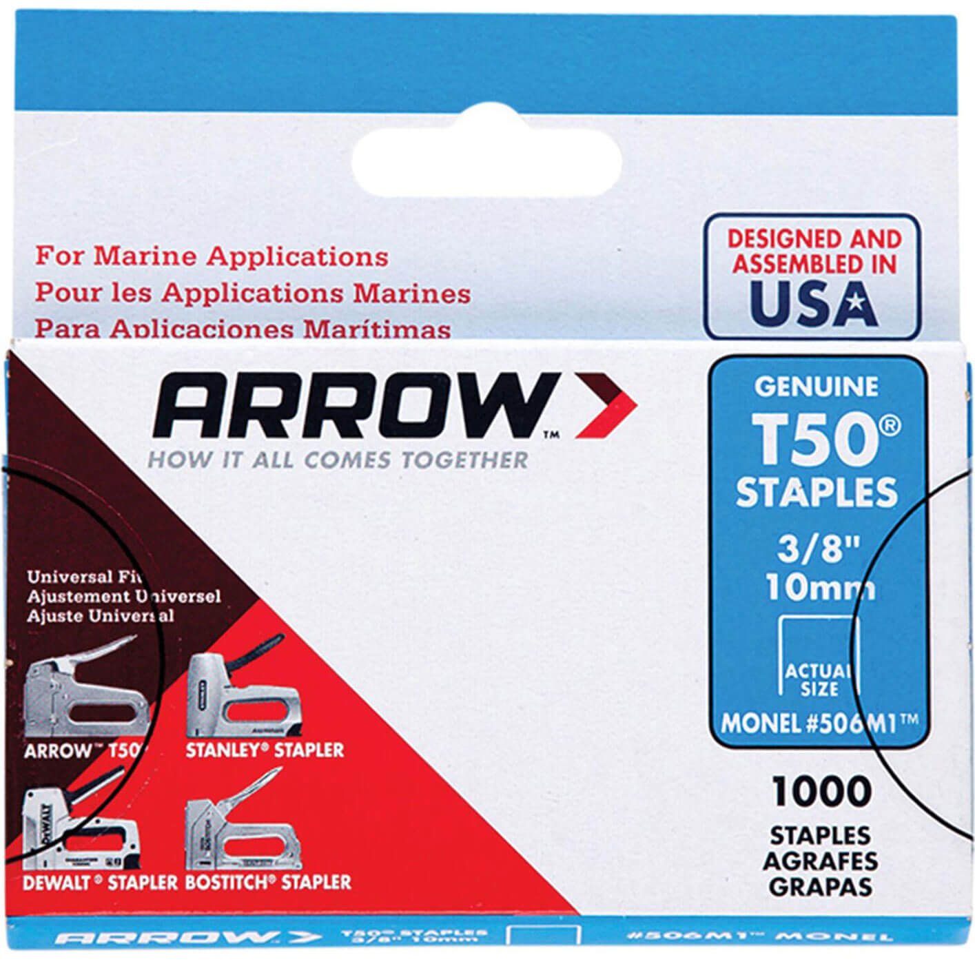 Photo of Arrow T50m Monel Staples 10mm Pack Of 1000