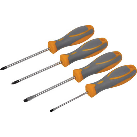 Photo of Avit 4 Piece Pozi And Slotted Screwdriver Set