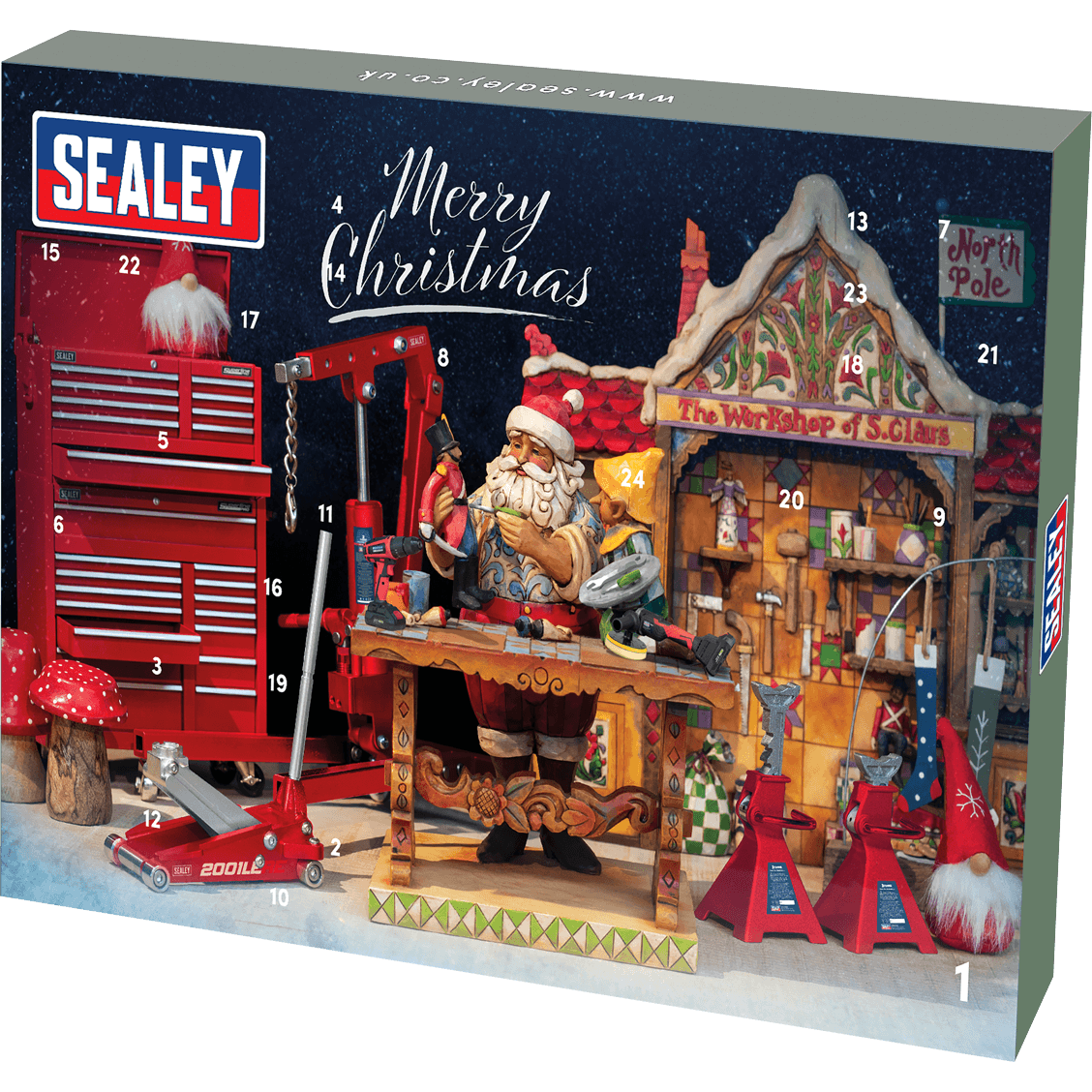 Sealey 35 Piece Christmas Advent Calendar Tool Kit  Hand Tool Kits