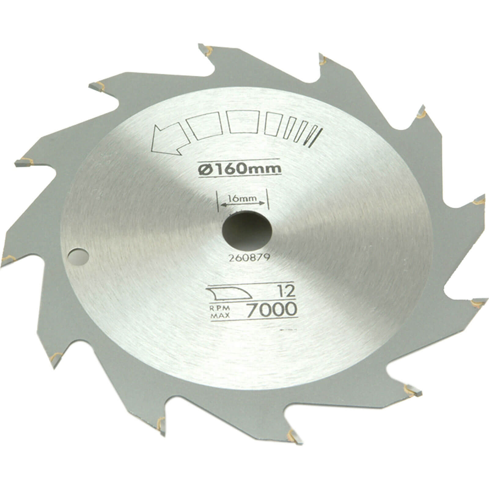 Photo of Black And Decker Piranha Tct Fast Rip Circular Saw Blade 160mm 12t 16mm