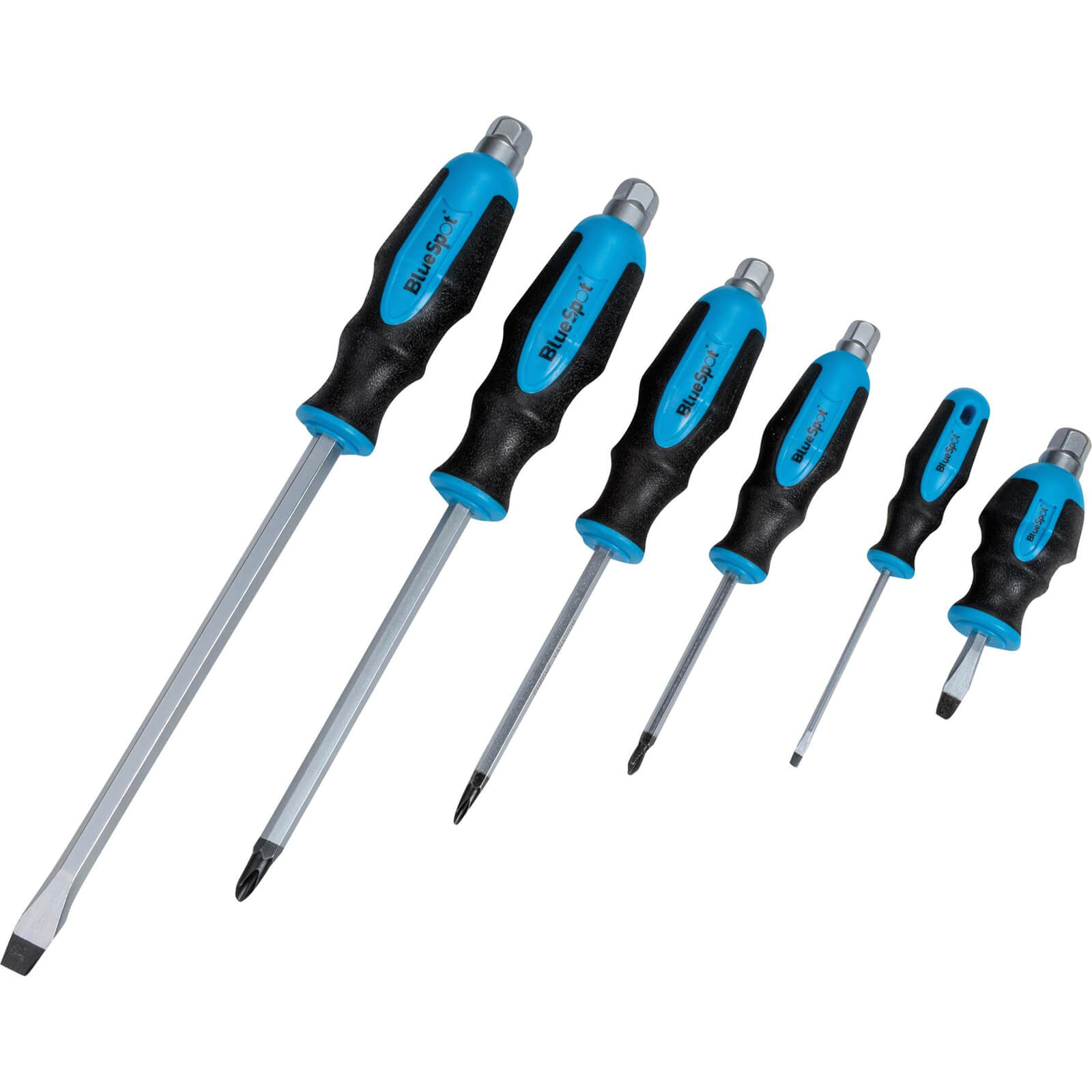 Photo of Bluespot 6 Piece Hex Bolster Phillips And Slotted Screwdriver Set