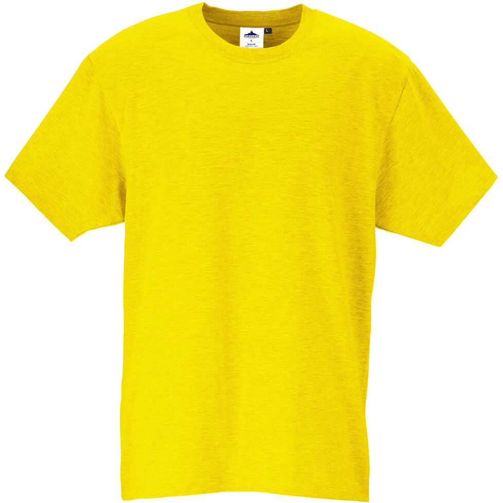 Photo of Portwest B195 Turin Premium T-shirt Yellow L