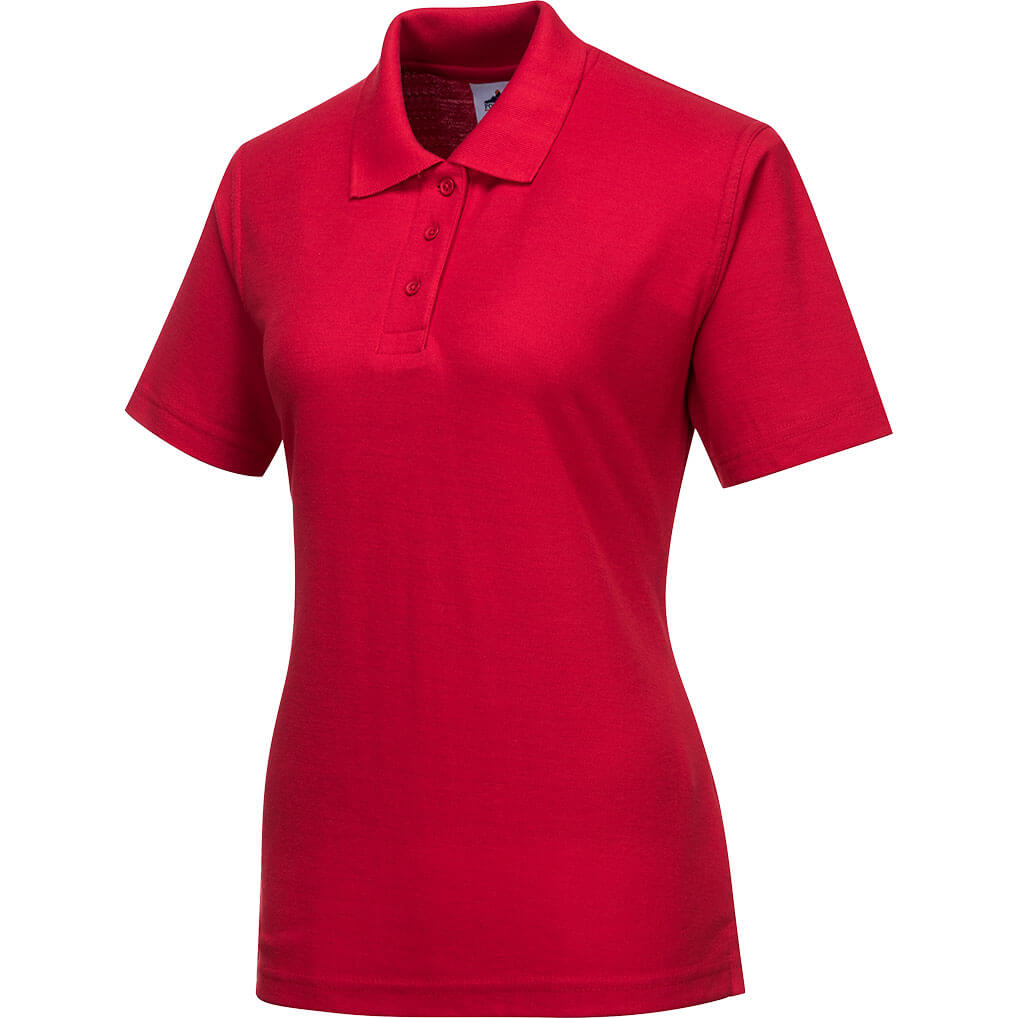 Photo of Portwest Ladies Naples Polo Shirt Red 2xl