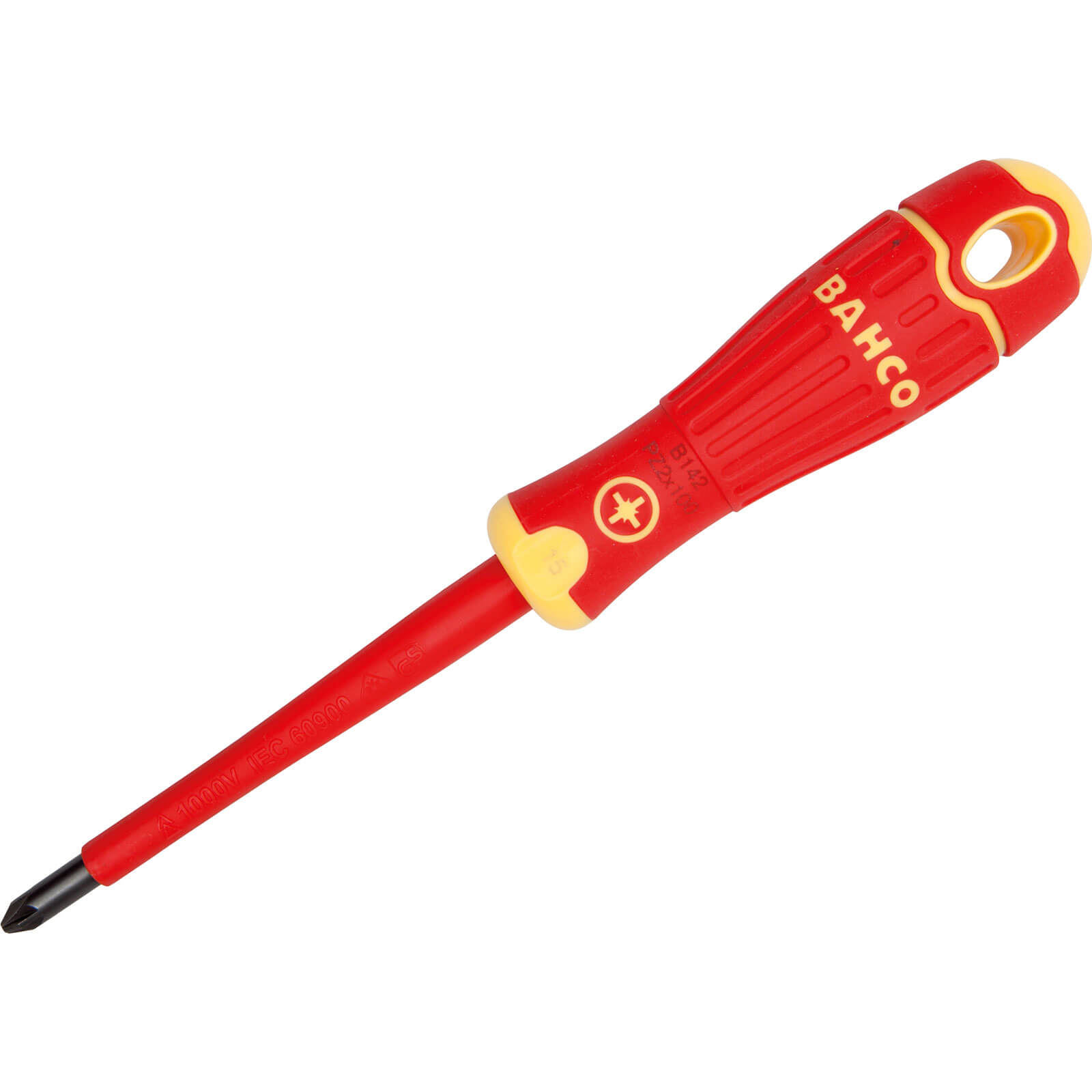 Photo of Bahco Vde Insulated Pozi Screwdriver Pz0 75mm