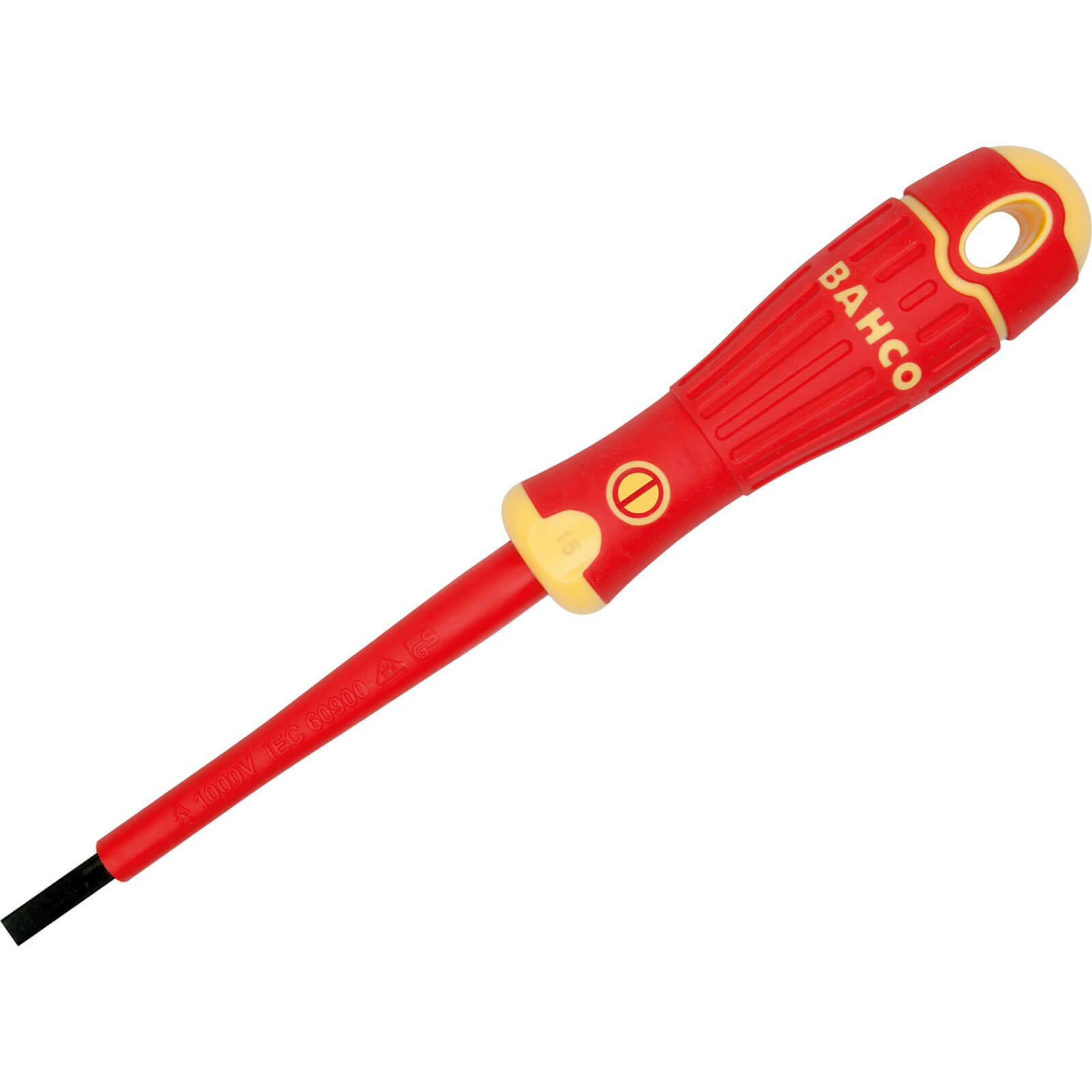 Photo of Bahco Vde Insulated Slotted Screwdriver 8mm 175mm
