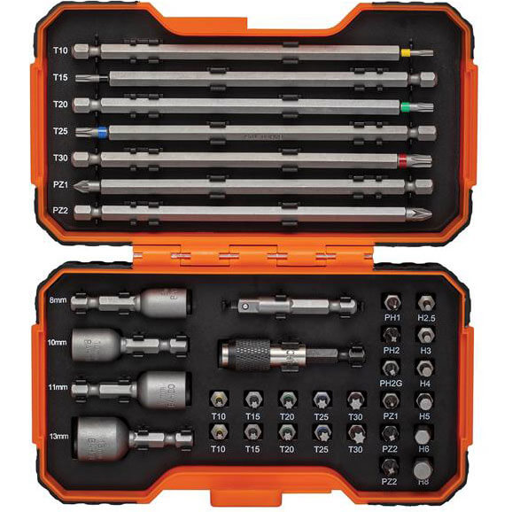 Photo of Bahco 35 Piece Screwdriver Bit And Nut Driver Set