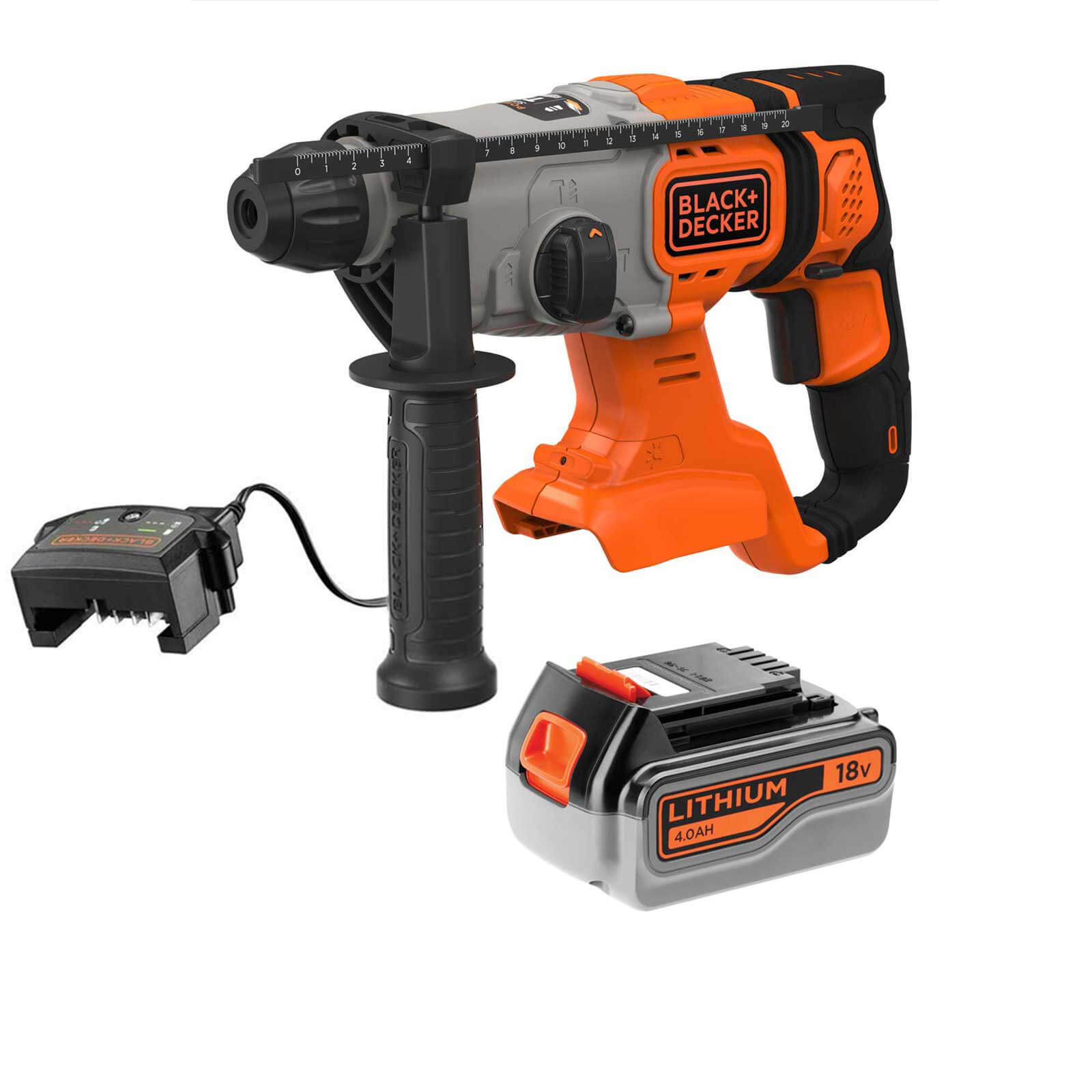 Photo of Black And Decker Bcd900 18v Cordless Sds Plus Hammer Drill 1 X 4ah Li-ion Charger No Case