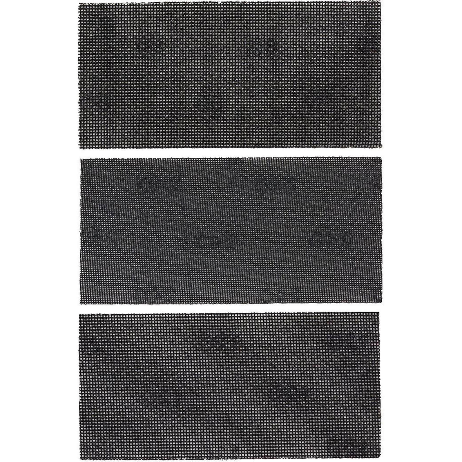 Photo of Black And Decker Piranha Hi Tech Quick Fit Mesh 1/3 Sanding Sheets 93mm X 190mm Assorted Pack Of 3