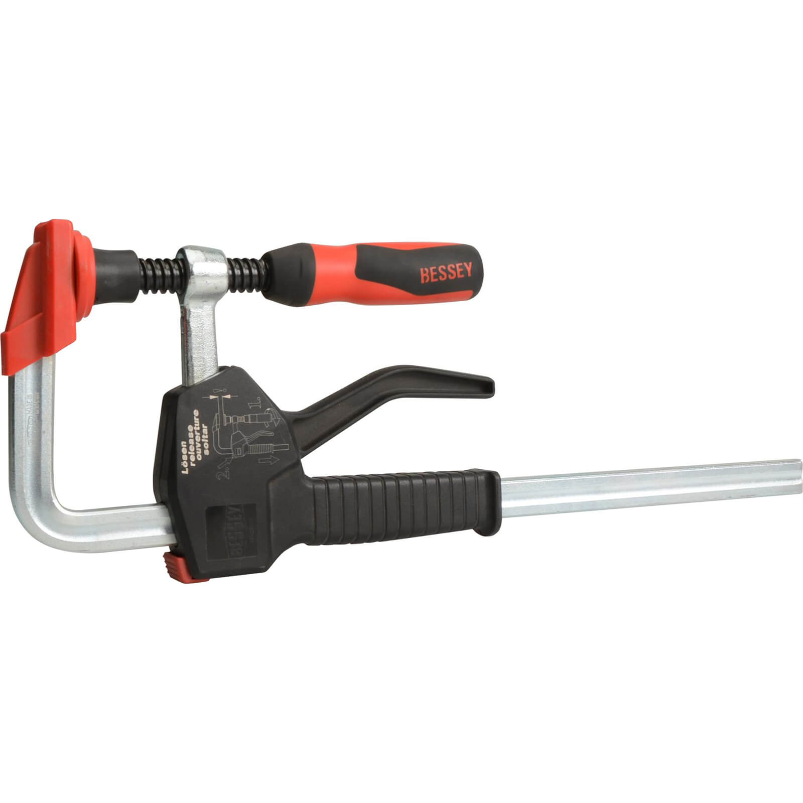 Photo of Bessey One Handed Ehz Powergrip Clamp 300mm 100mm