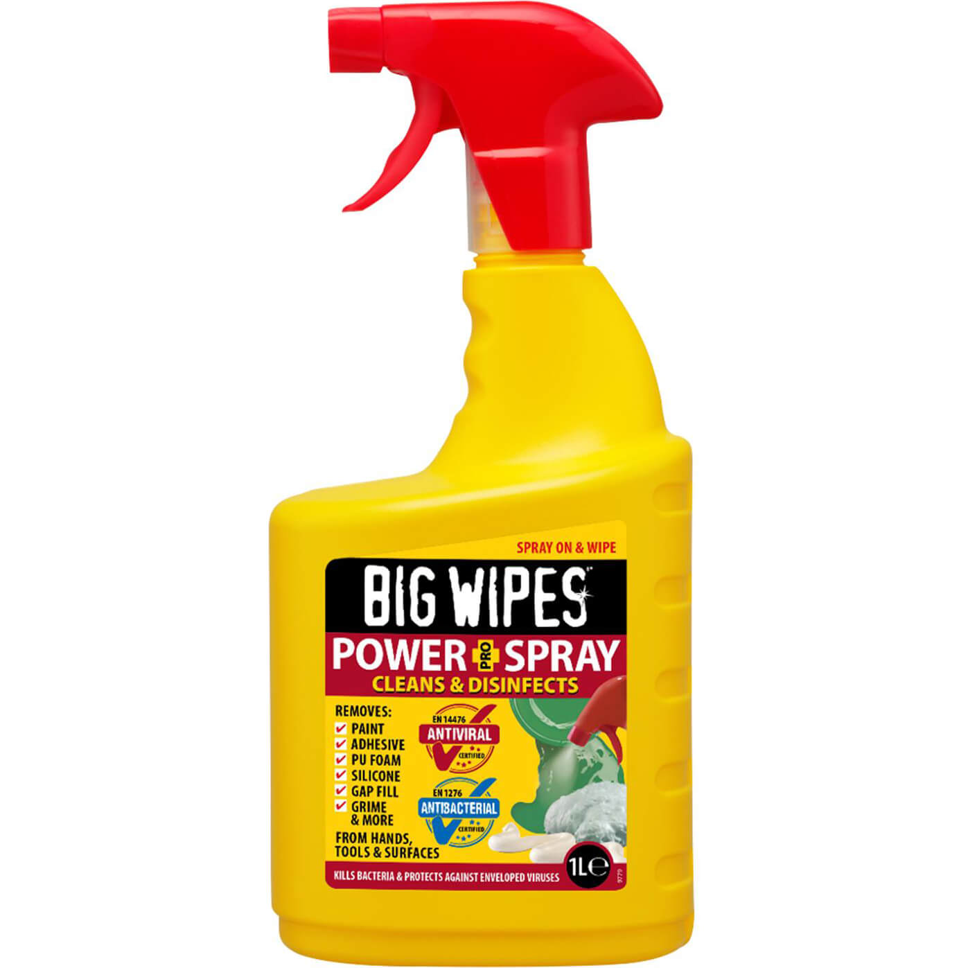 Photo of Big Wipes Power Hand Cleaner Spray 1l