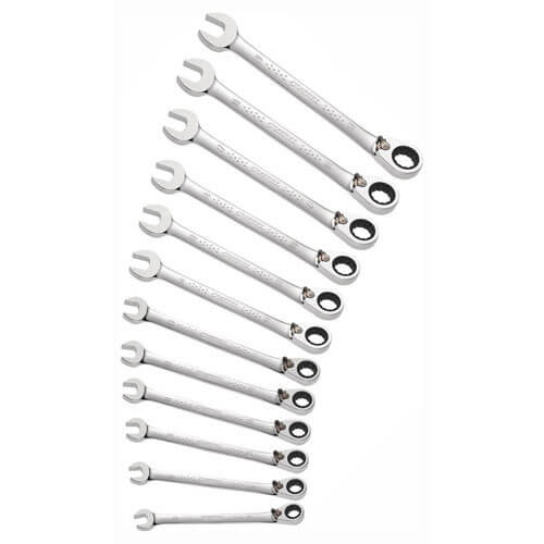 Photo of Expert By Facom 12 Piece Ratchet Combination Spanner Set