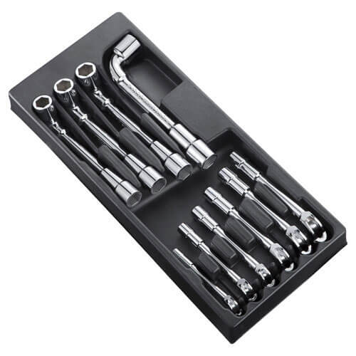 Photo of Expert By Facom 10 Piece Angled Socket Spanner Set In Module Tray