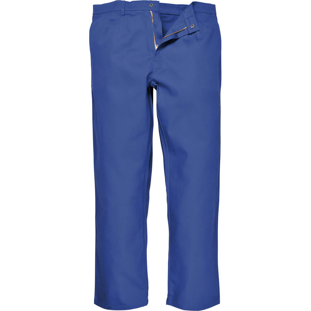 Photo of Biz Weld Mens Flame Resistant Trousers Royal Blue 2xl 32