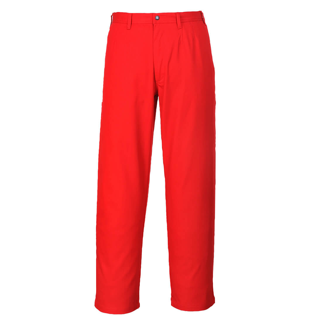 Photo of Biz Weld Mens Flame Resistant Trousers Red Extra Large 32