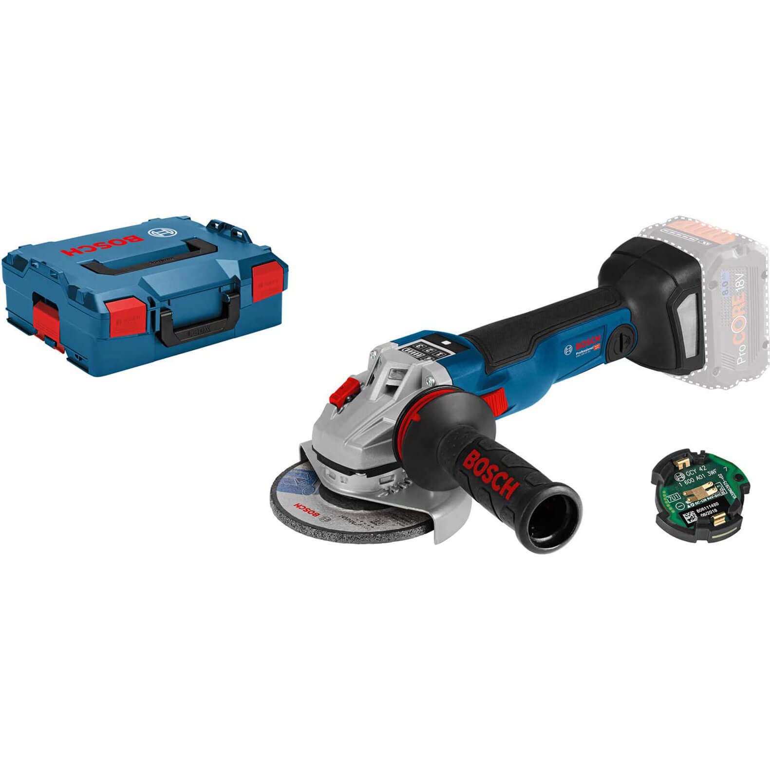 Photo of Bosch Gws 18 V-10 Sc Cordless Angle Grinder 125mm No Batteries No Charger Case