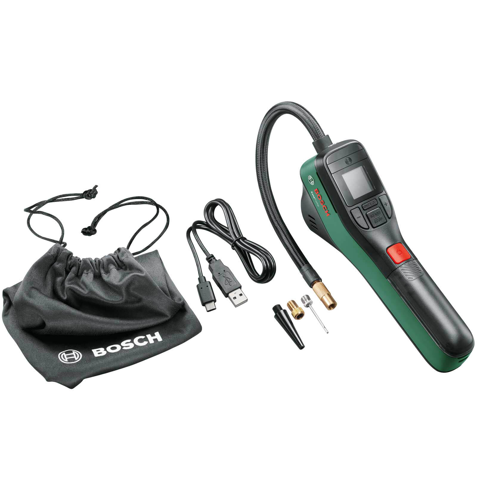 Photo of Bosch Easypump 3.6v Cordless Air Pump With Light 1 X 3ah Integrated Li-ion Charger Bag