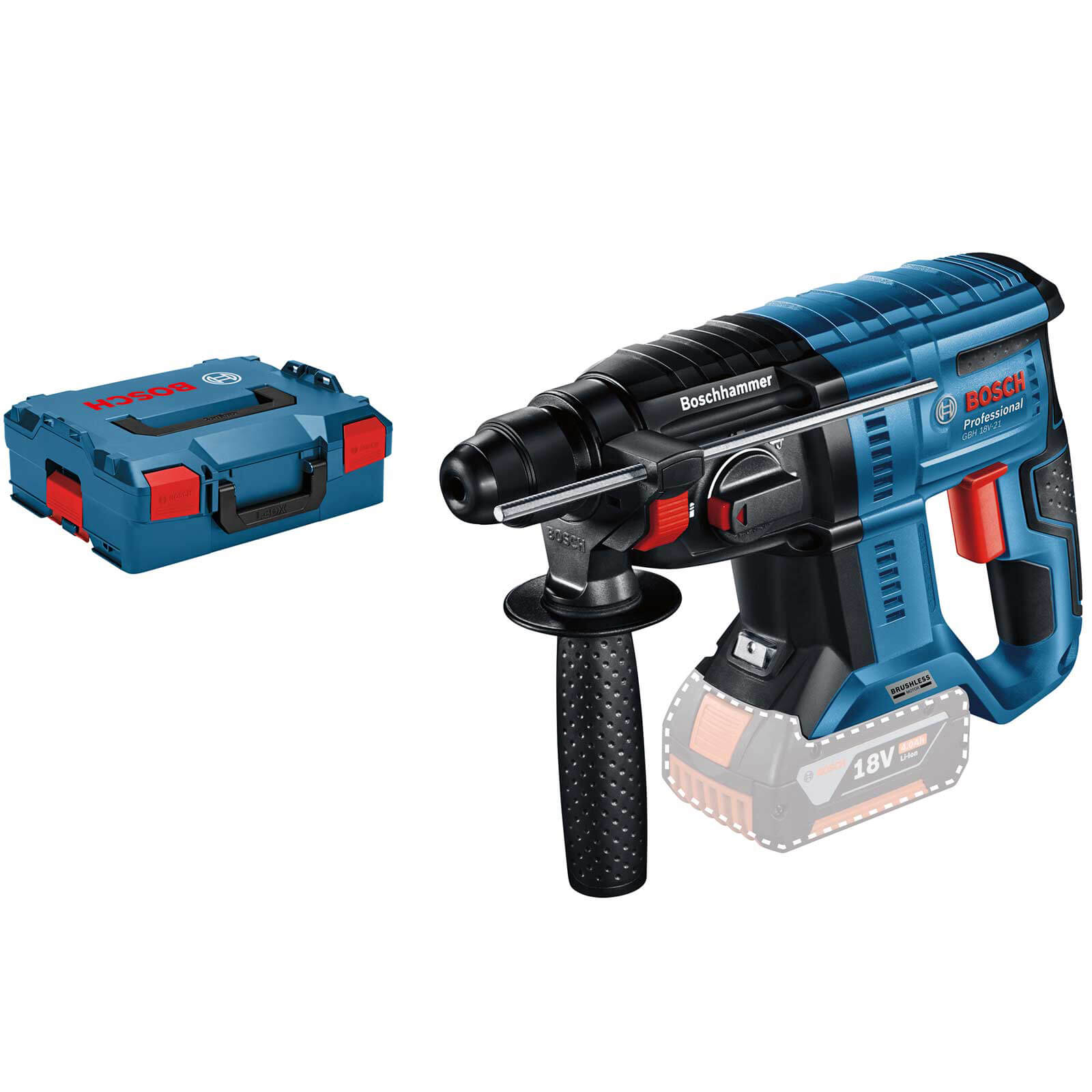 Photo of Bosch Gbh 18 V-21 18v Cordless Brushless Sds Plus Hammer Drill No Batteries No Charger Case