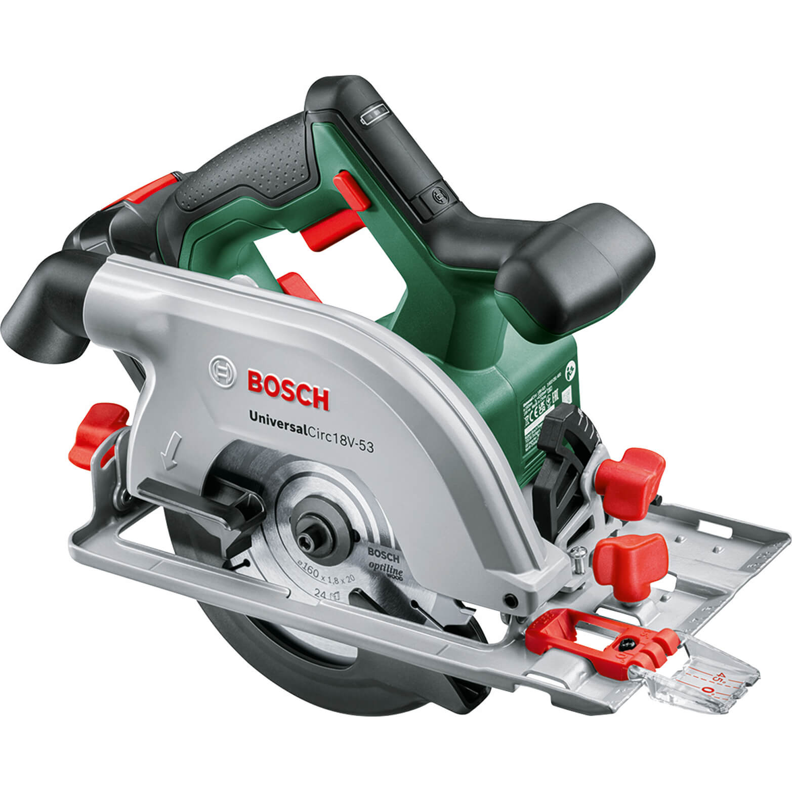 Bosch UNIVERSALCIRC 18V 53 P4A 18v Cordless Circular Saw 160mm Circular Saws