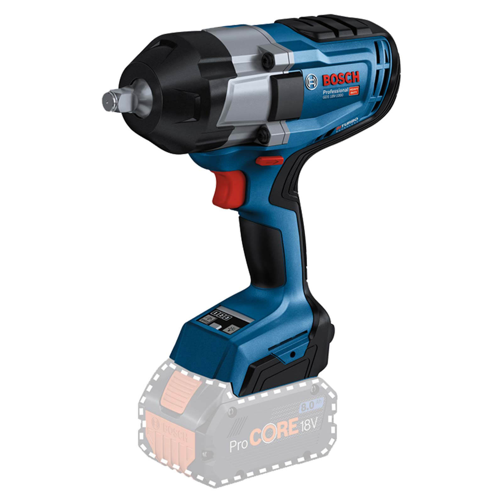 Photo of Bosch Gds 18v-1000 Biturbo 18v Cordless Brushless High Torque ½” Drive Impact Wrench No Batteries No Charger No Case