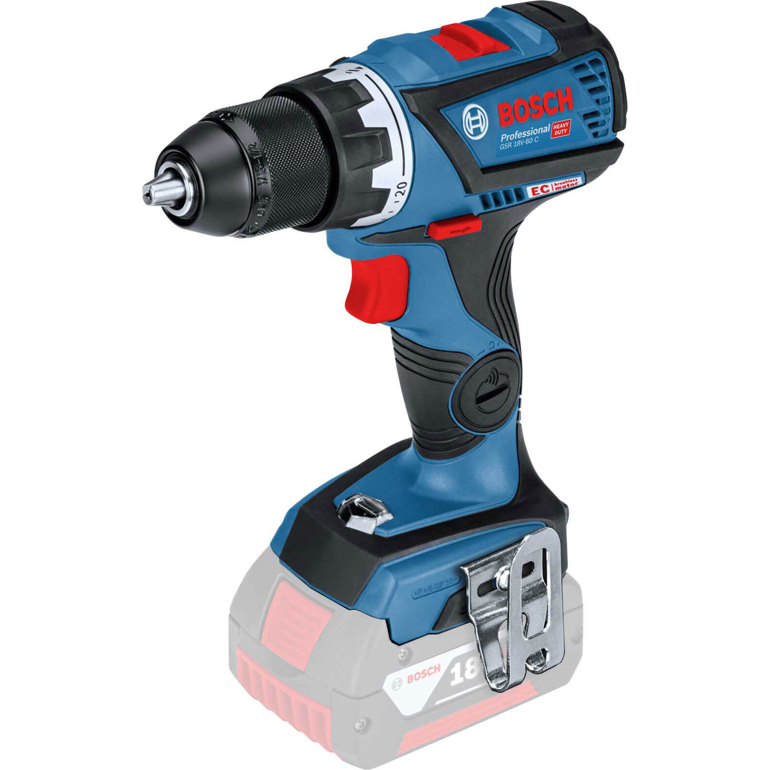 Photo of Bosch Gsr 18 V-60 C 18v Cordless Connect Ready Drill Driver No Batteries No Charger Case