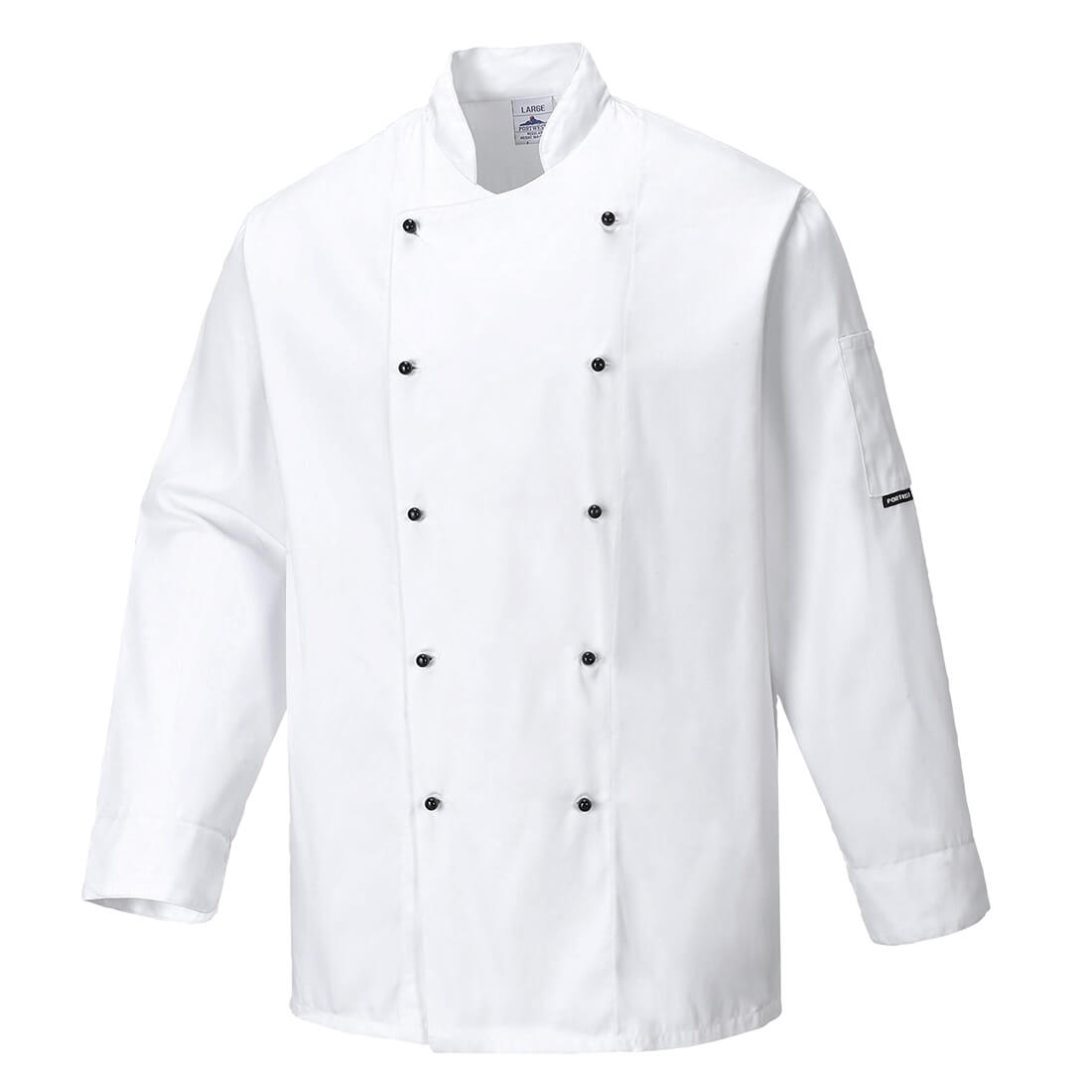 Photo of Portwest Unisex Somerset Chefs Jacket White 2xs