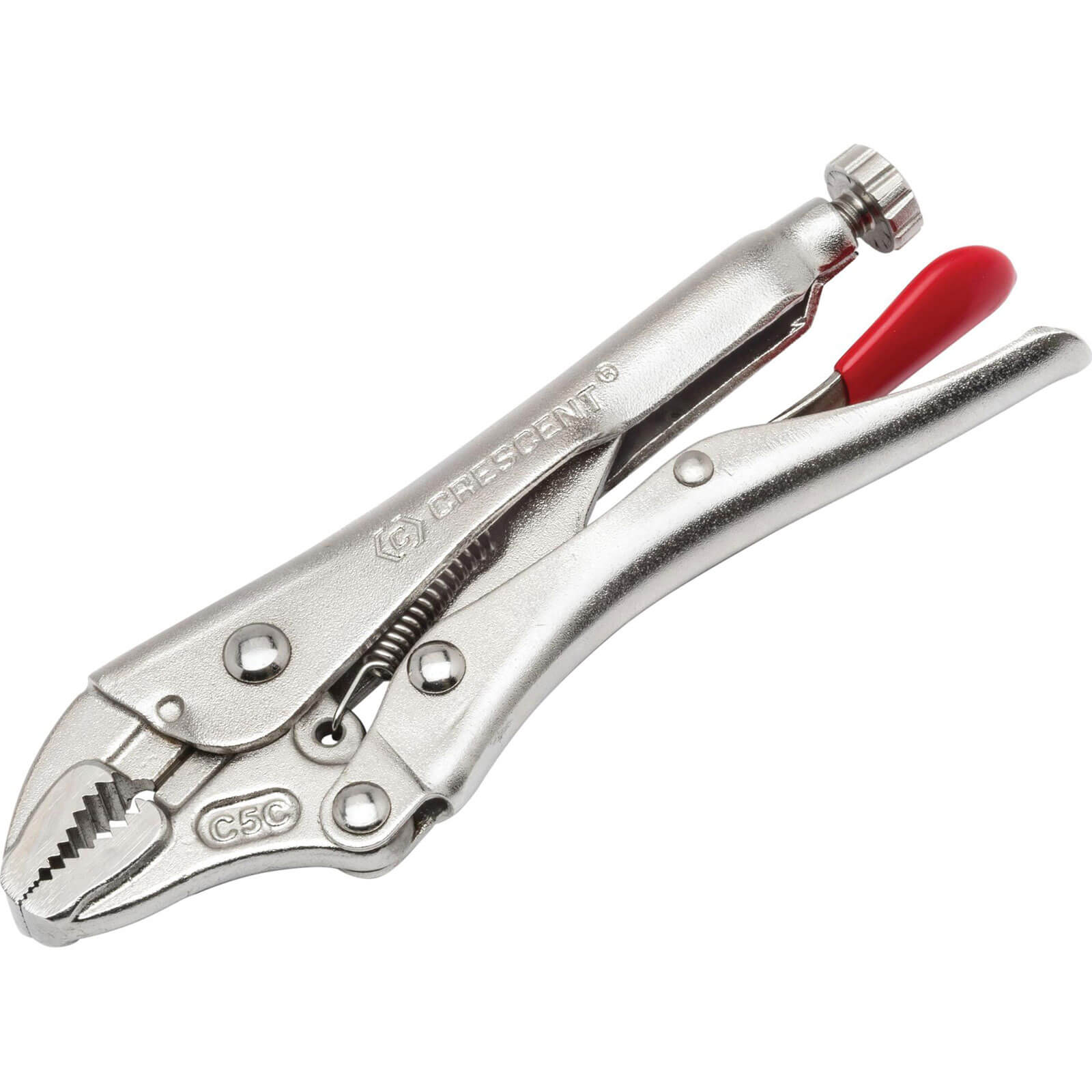 Photo of Crescent Curved Jaw Locking Pliers With Wire Cutter 130mm