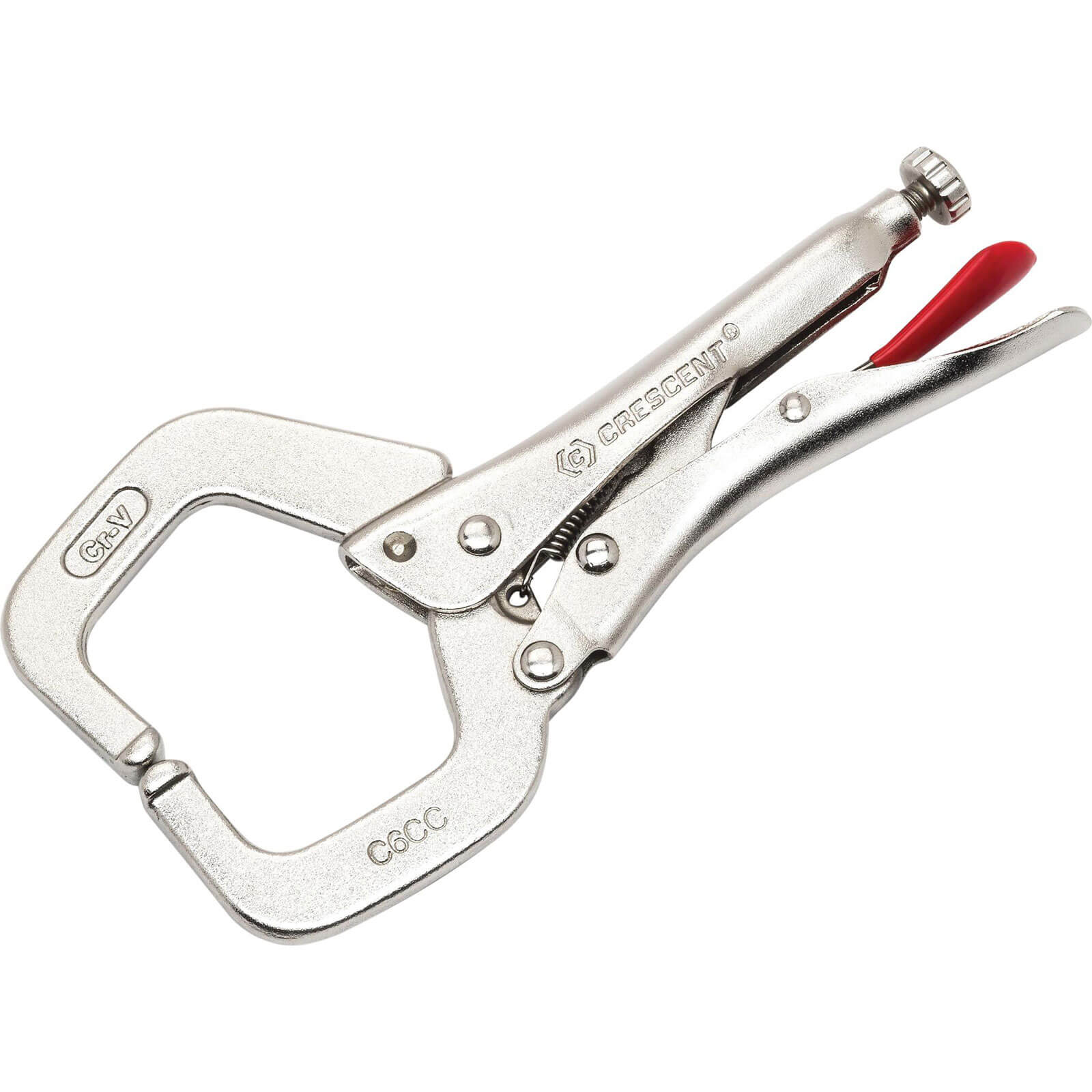 Photo of Crescent Locking C-clamp With Swivel Pads 54mm