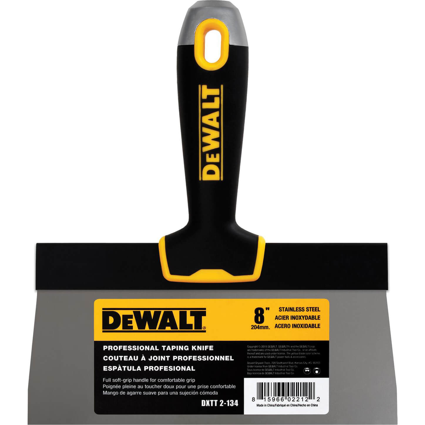 Photo of Dewalt Soft Grip Dry Wall Taping Knife 200mm