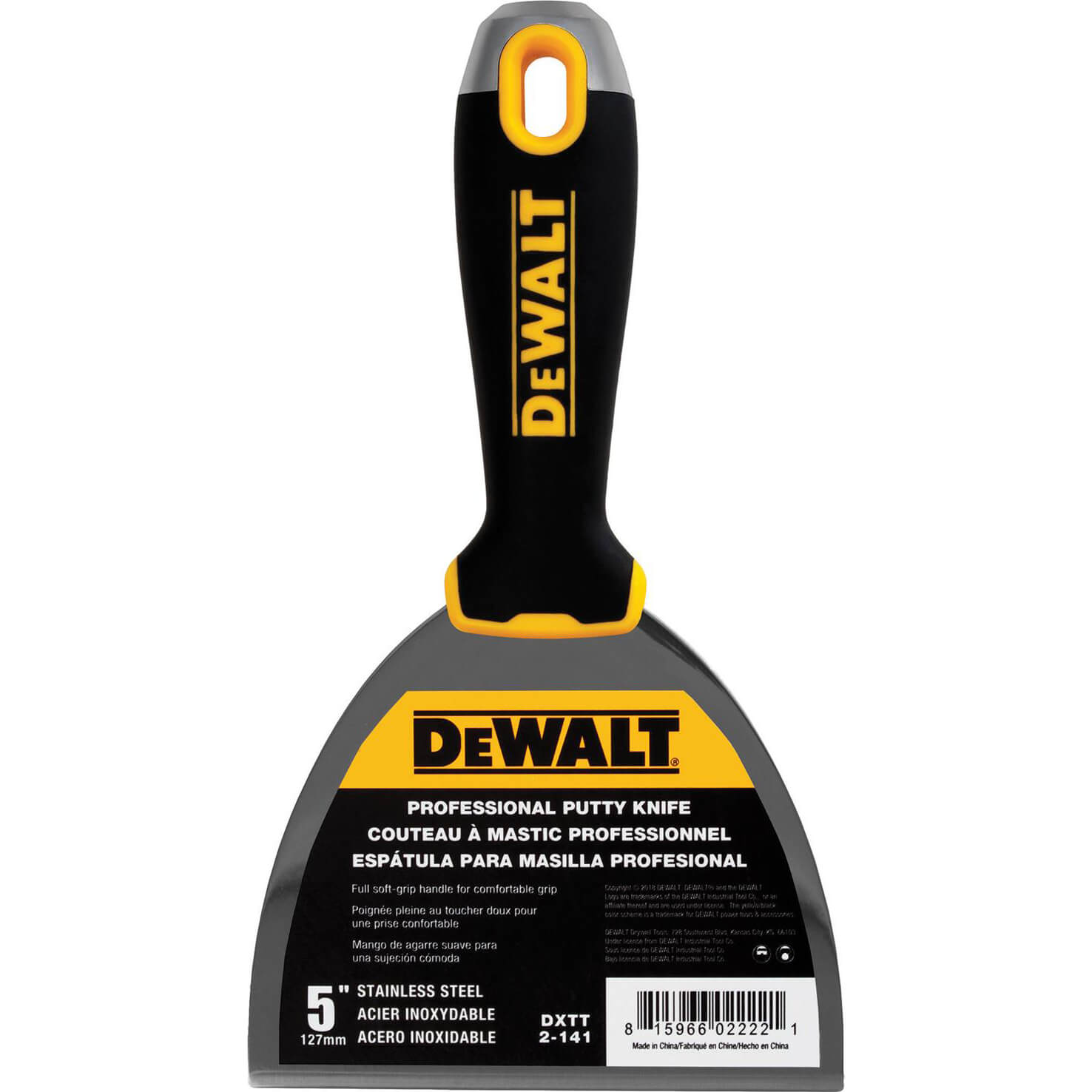 Photo of Dewalt Hammer End Dry Wall Jointing And Filling Knife 125mm