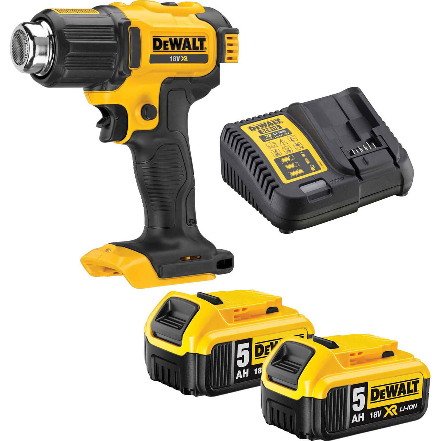 DeWalt DCE530 18v XR Cordless Hot Air Heat Gun Hot Air Heat Guns