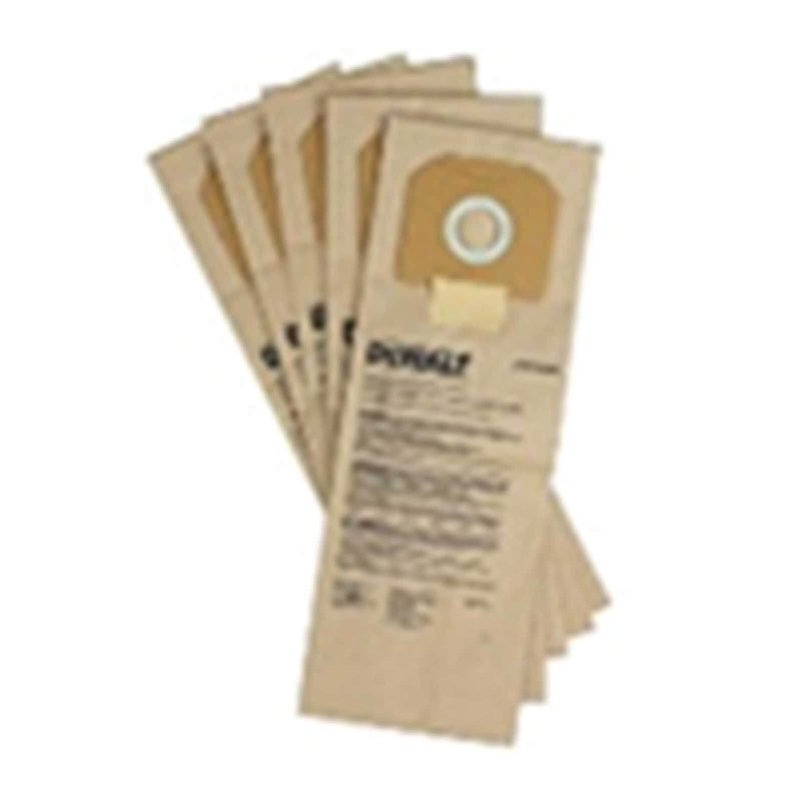 Photo of Dewalt Paper Bags For Dcv586m Dust Extractor Pack Of 5