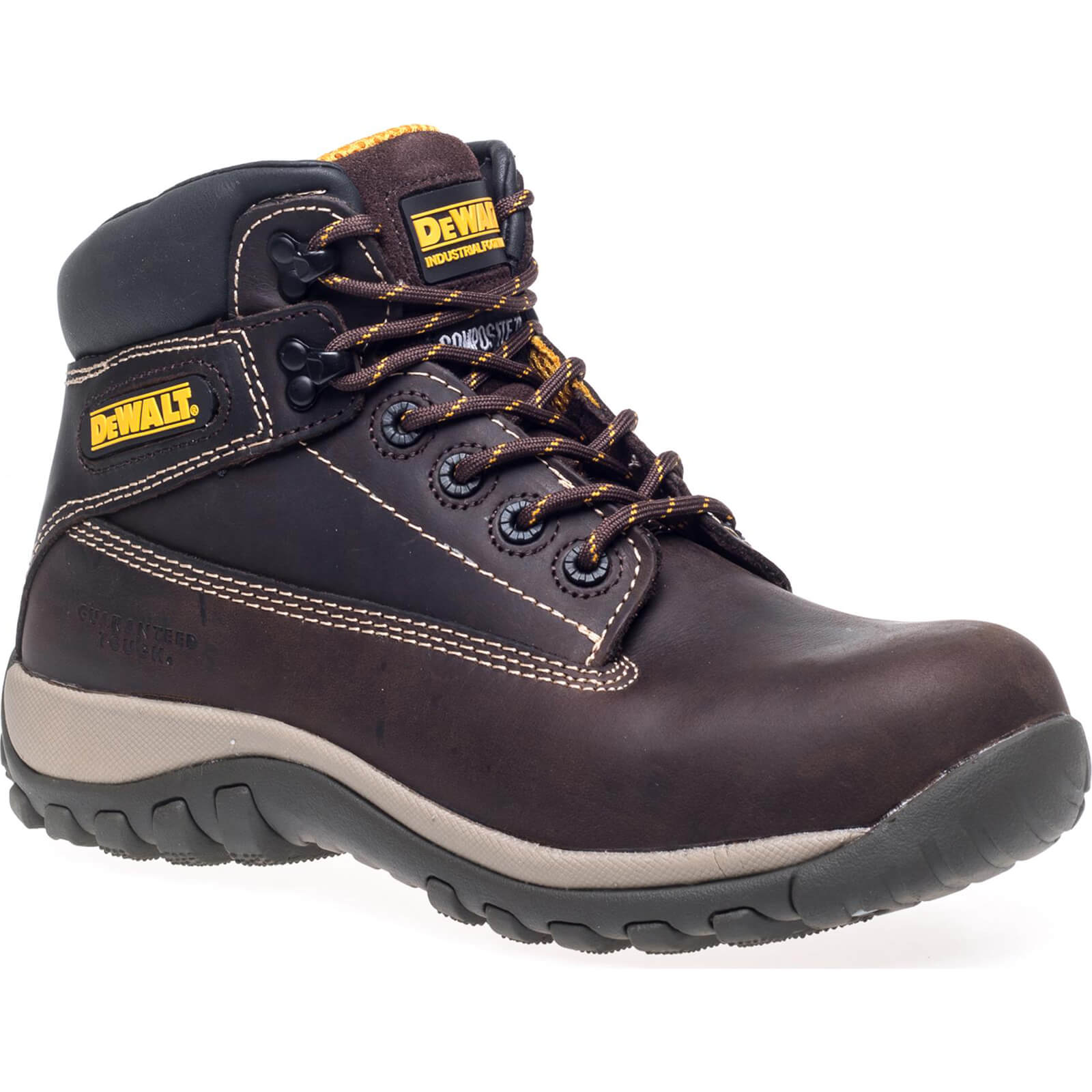 Photo of Dewalt Hammer Non Metallic Safety Boots Brown Size 7