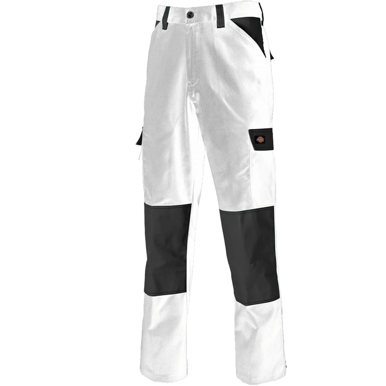 Photo of Dickies Mens Everyday Trousers White / Grey 26