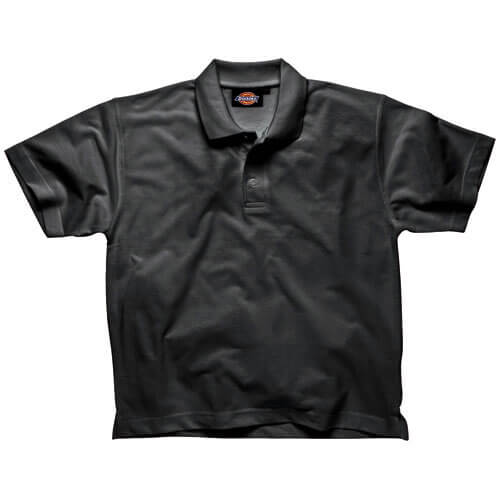 Photo of Dickies Mens Short Sleeve Polo Shirt Black M