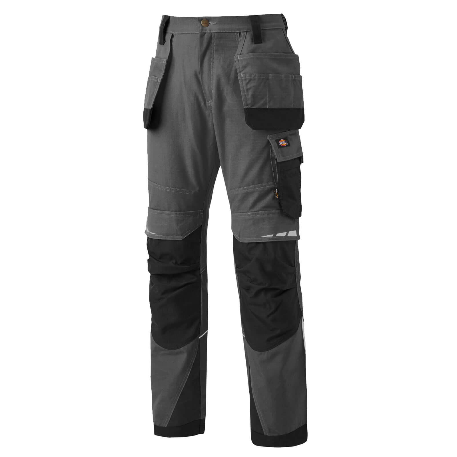 Photo of Dickies Mens Pro Holster Trousers Grey / Black 36