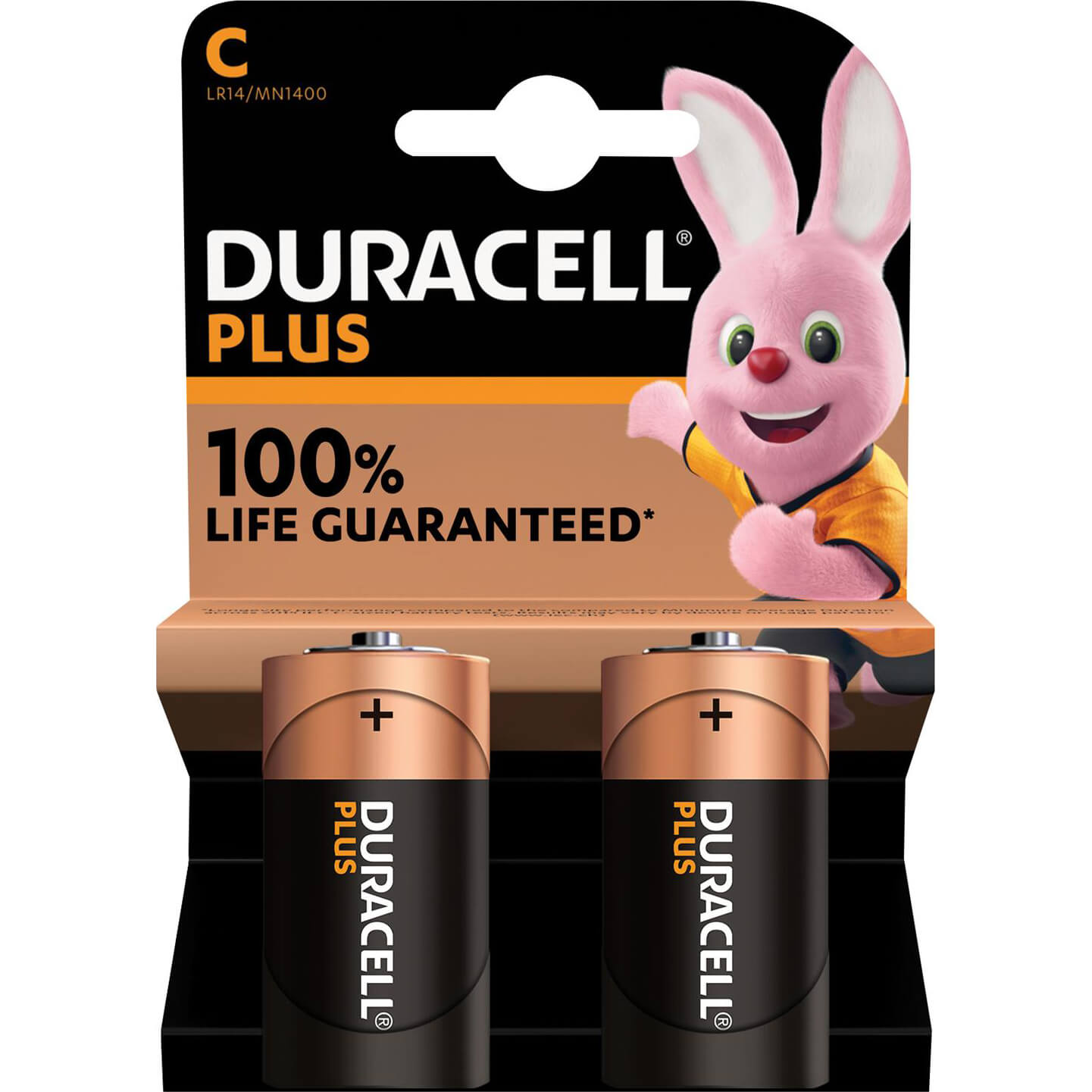 Photo of Duracell C Cell Plus Power 100 Batteries Pack Of 2