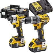 DeWalt DCK266P2T 18v XR Cordless Combi Drill And Impact Driver TSTAK 