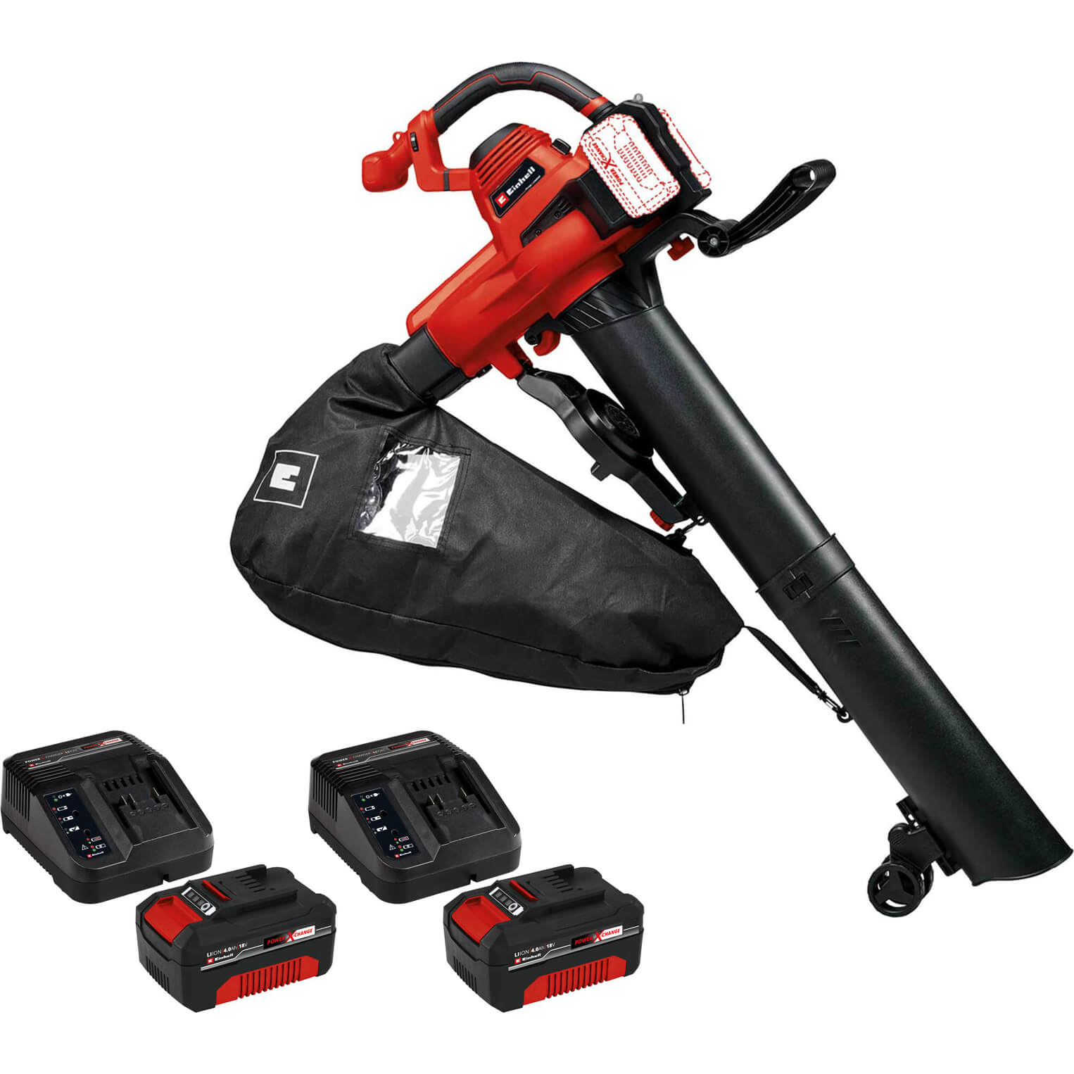 Photo of Einhell Ge-cl 36/230 Li E 36v Cordless Garden Leaf Blower And Vacuum -uses 2 X 18v- 2 X 4ah Li-ion Charger