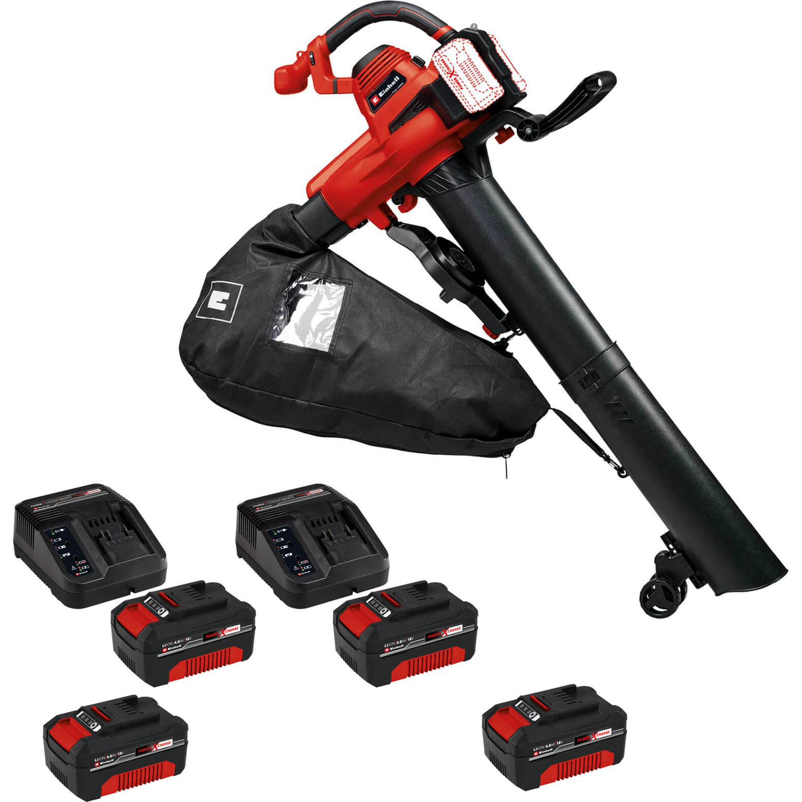 Photo of Einhell Ge-cl 36/230 Li E 36v Cordless Garden Leaf Blower And Vacuum -uses 2 X 18v- 4 X 4ah Li-ion Charger